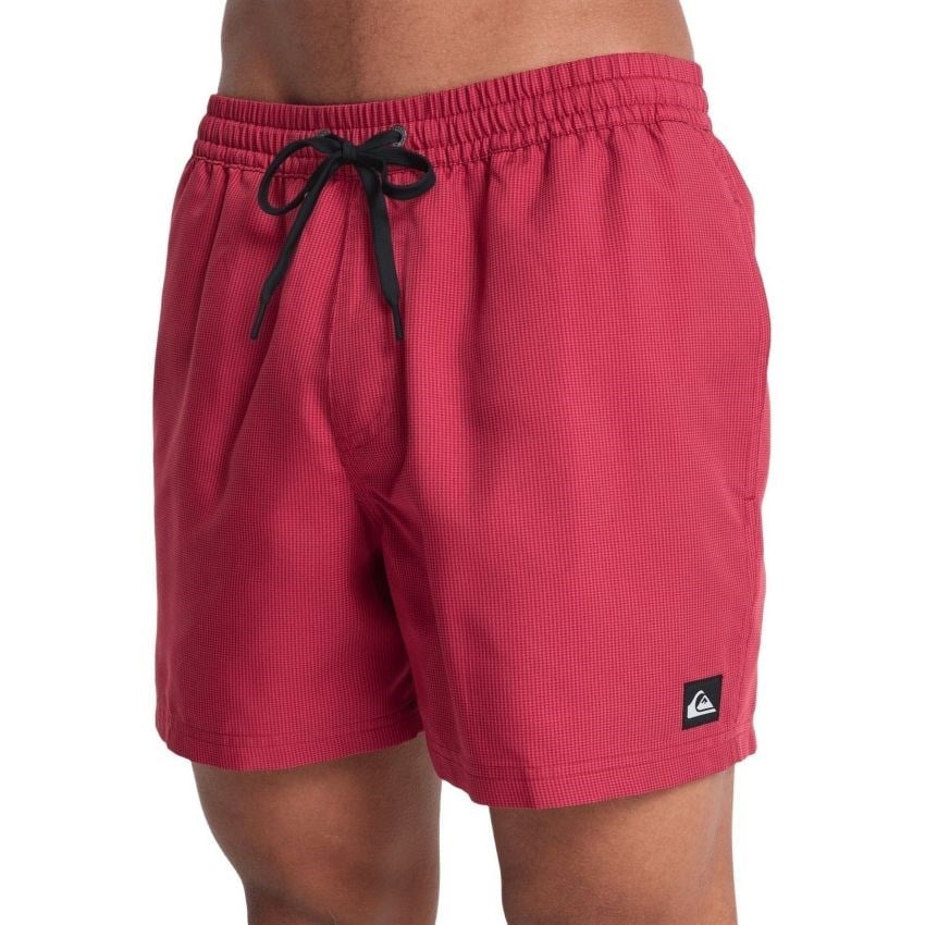 Quiksilver Deluxe 15 Erkek Kırmızı Volley Short Erkek Deniz Şortu EQYJV04101