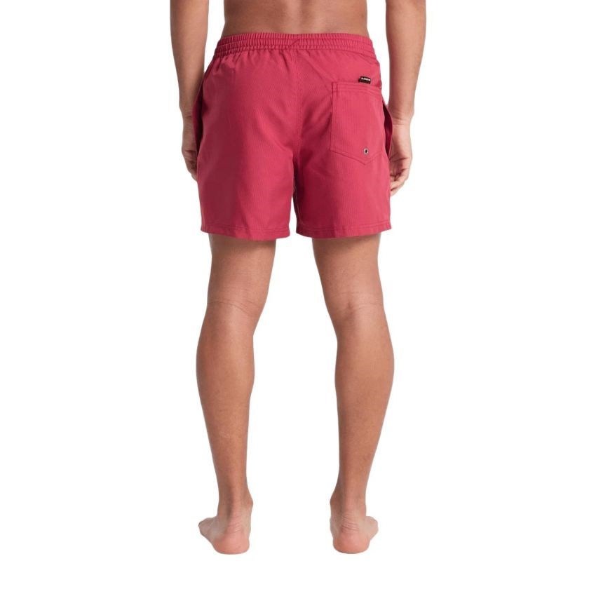 Quiksilver Deluxe 15 Erkek Kırmızı Volley Short Erkek Deniz Şortu EQYJV04101