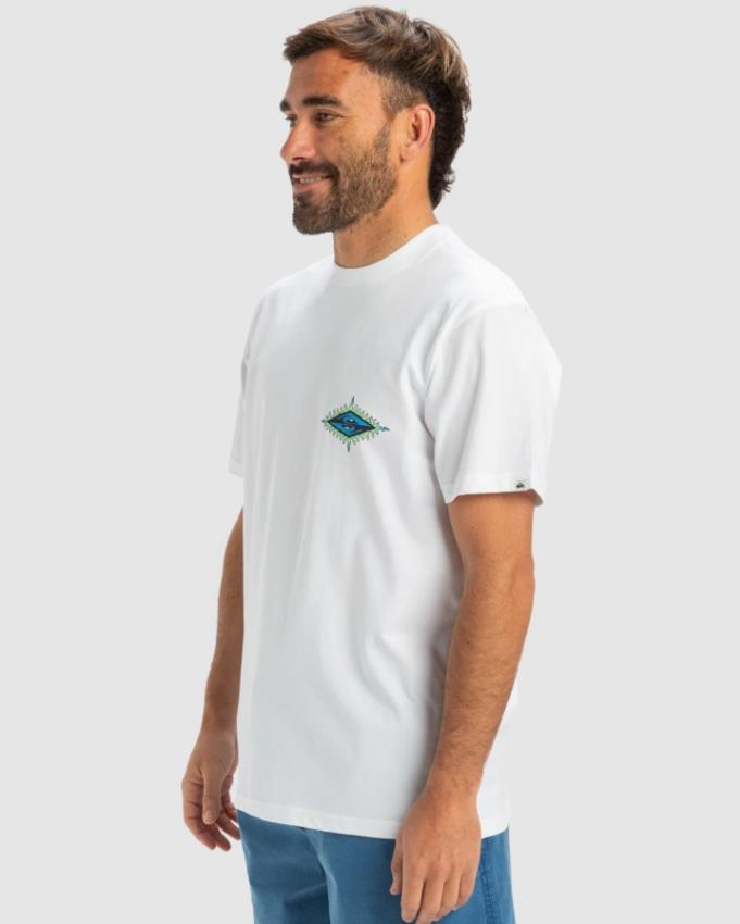Quiksilver EQYZT08046 EV Beach Blast Beyaz Erkek T‑Shirt