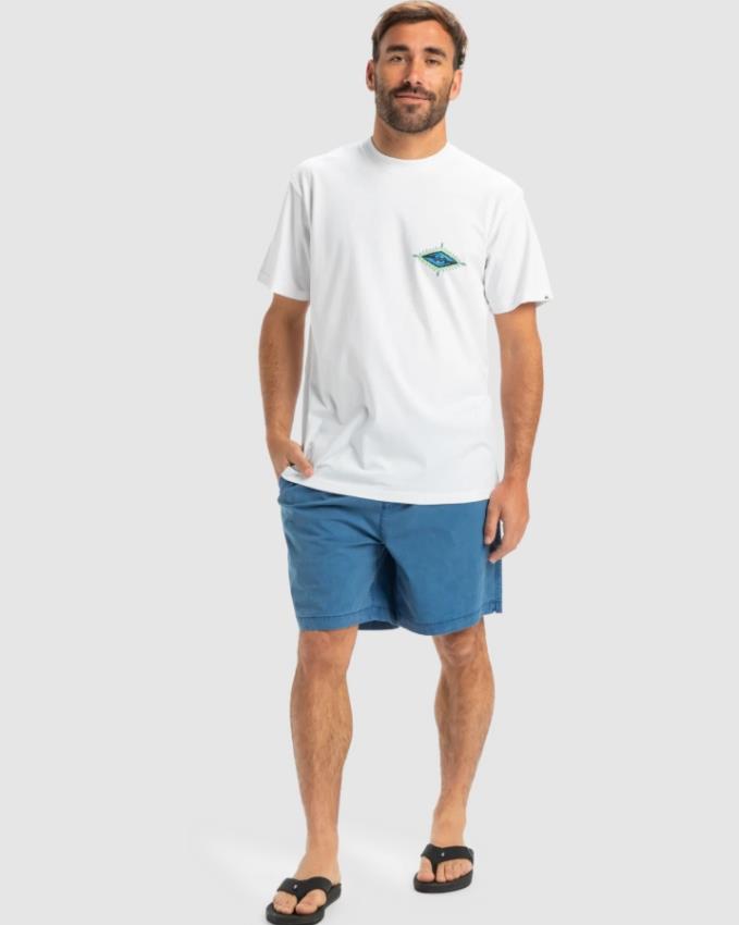 Quiksilver EQYZT08046 EV Beach Blast Beyaz Erkek T‑Shirt