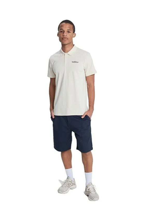 Quiksilver Erkek Beyaz Polo Strech Tshirt Eqykt04420