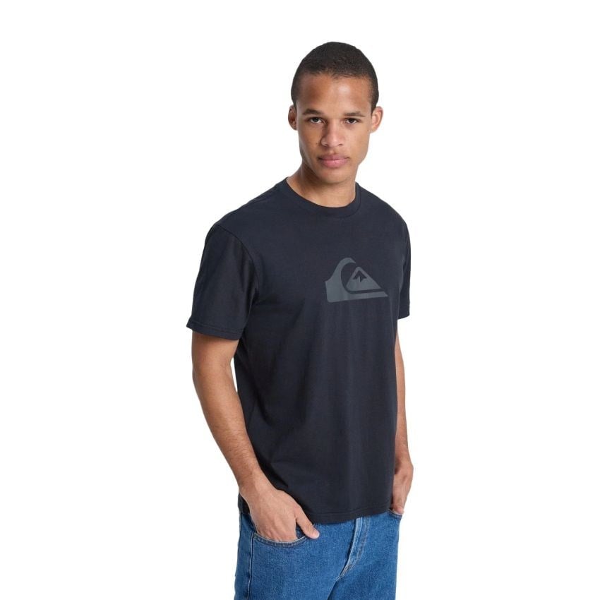 Quiksilver Ev Comp Logo Erkek Tişört Siyah EQYZT08182