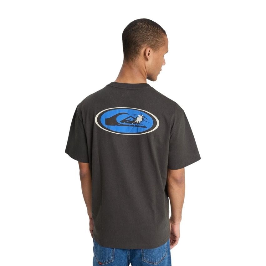 Quiksilver Fractured Wave Erkek Siyah Tişört EQYZT08299