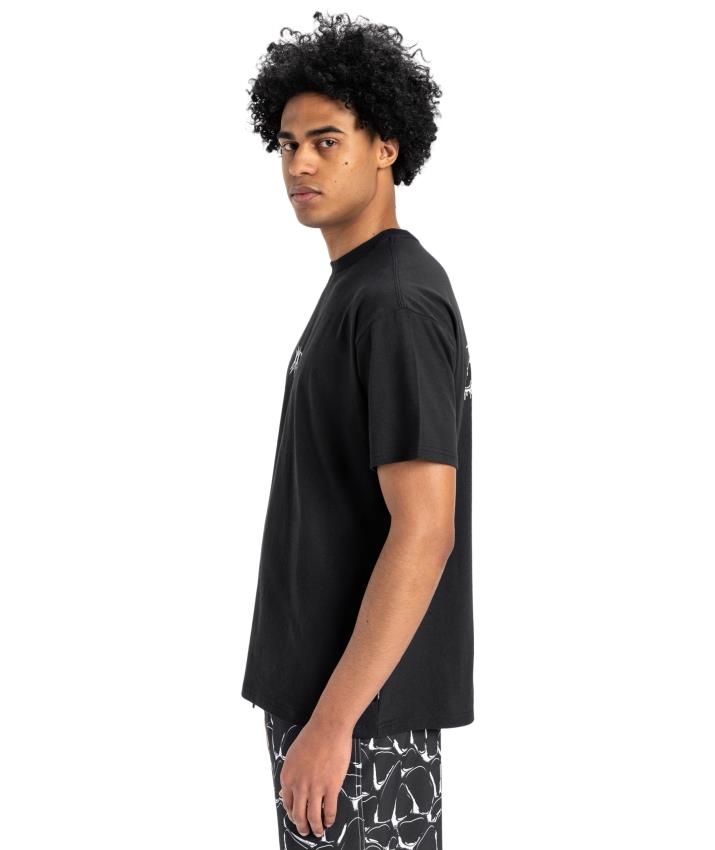 Quiksilver Mercury Chrome Lightning Tee Erkek Kısa Kollu Tişört EQYZT08016 Siyah