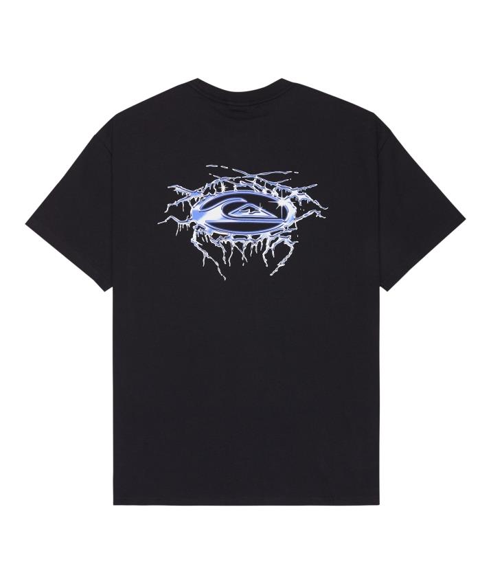 Quiksilver Mercury Chrome Lightning Tee Erkek Kısa Kollu Tişört EQYZT08016 Siyah