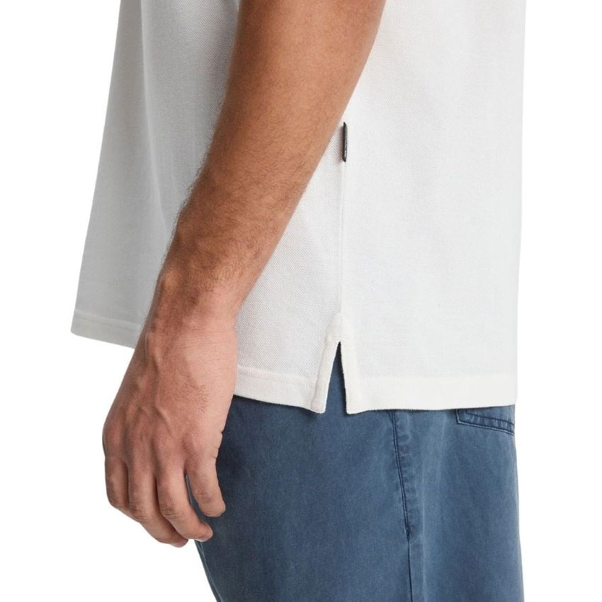 Quiksilver Polo Short Sleeve Blouse Snow Erkek Yakalı Tişört Beyaz EQYKT04392