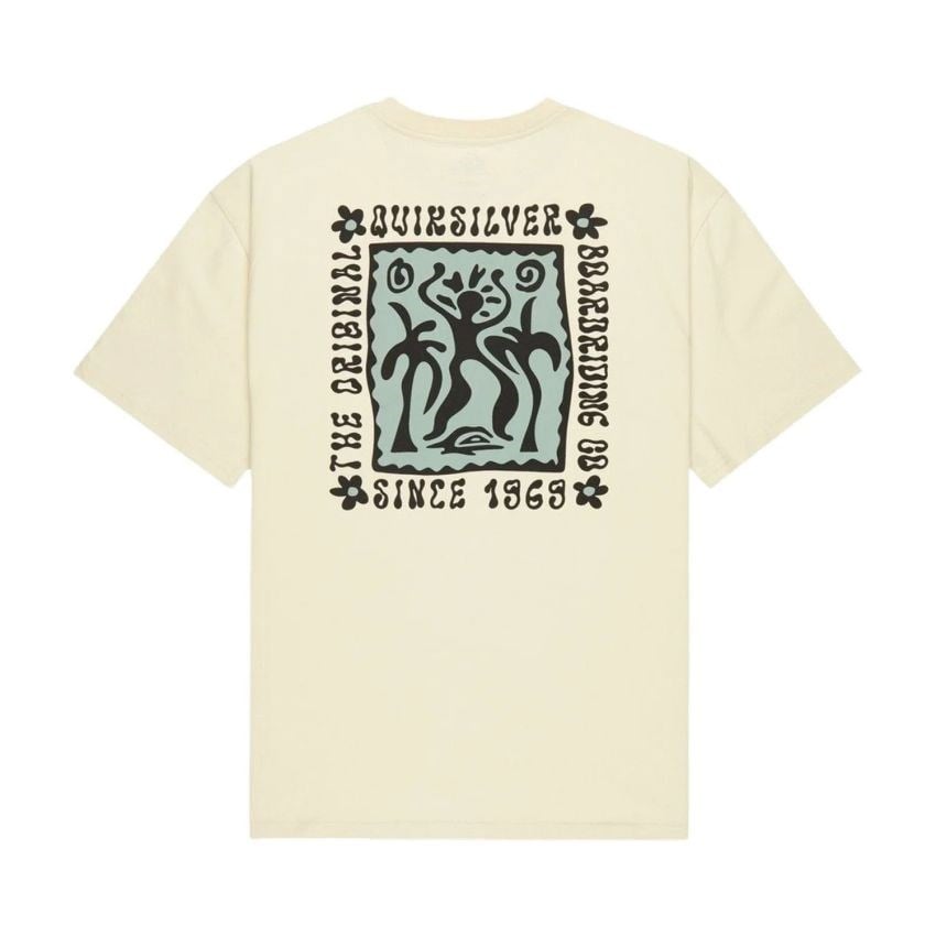 Quiksilver Serenity Splash Erkek Beyaz Tişört EQYZT08300