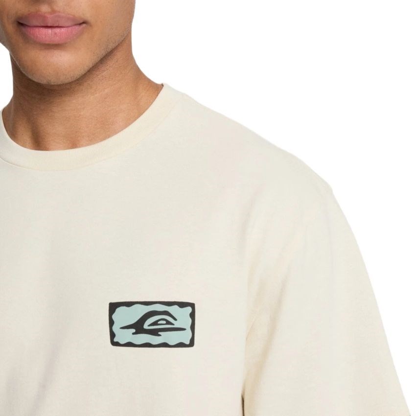 Quiksilver Serenity Splash Erkek Beyaz Tişört EQYZT08300