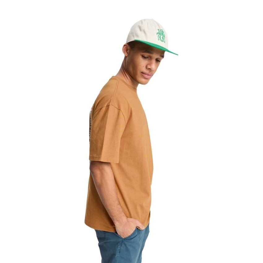 Quiksilver Serenity Splash Erkek Kahverengi Tişört EQYZT08300