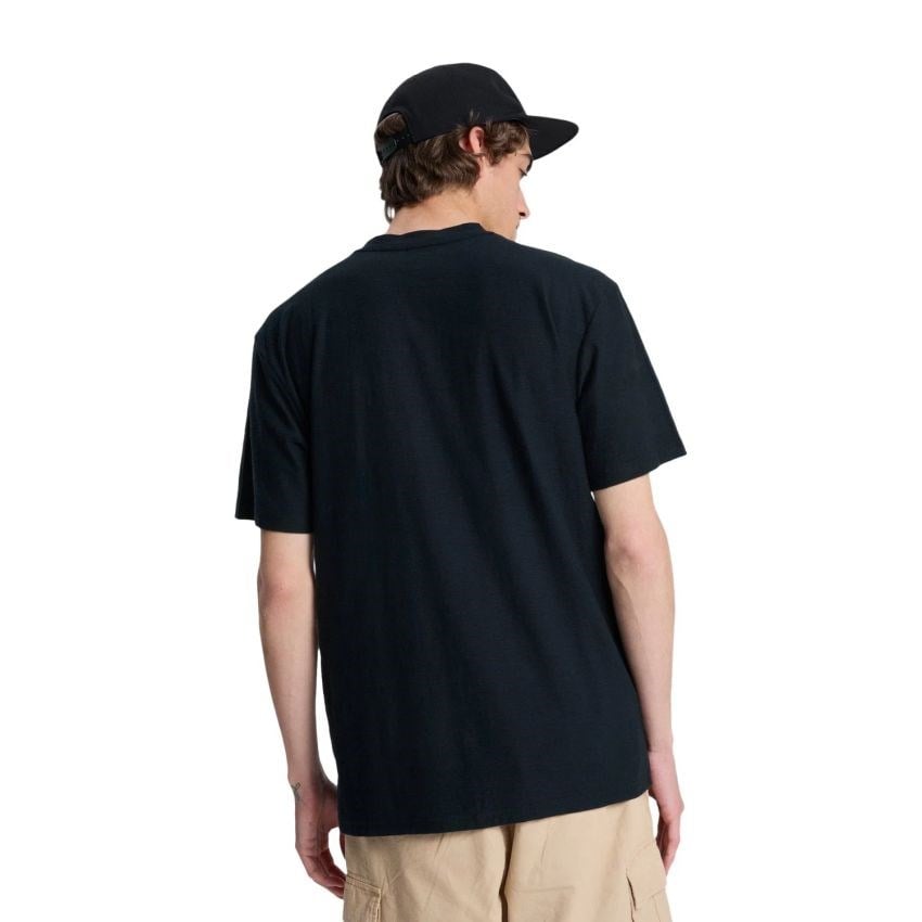 Quiksilver Slub Roundneck Erkek Tişört Siyah EQYKT04391