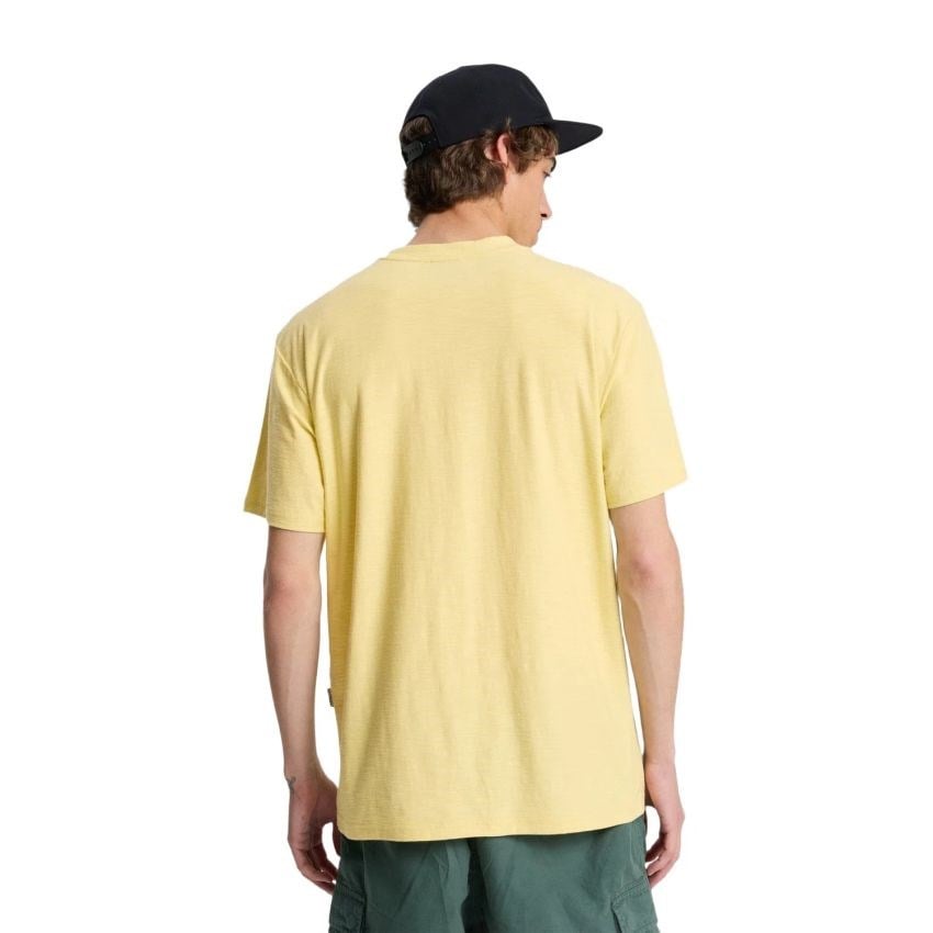 Quiksilver Slub Roundneck Erkek Tişört Sarı EQYKT04391