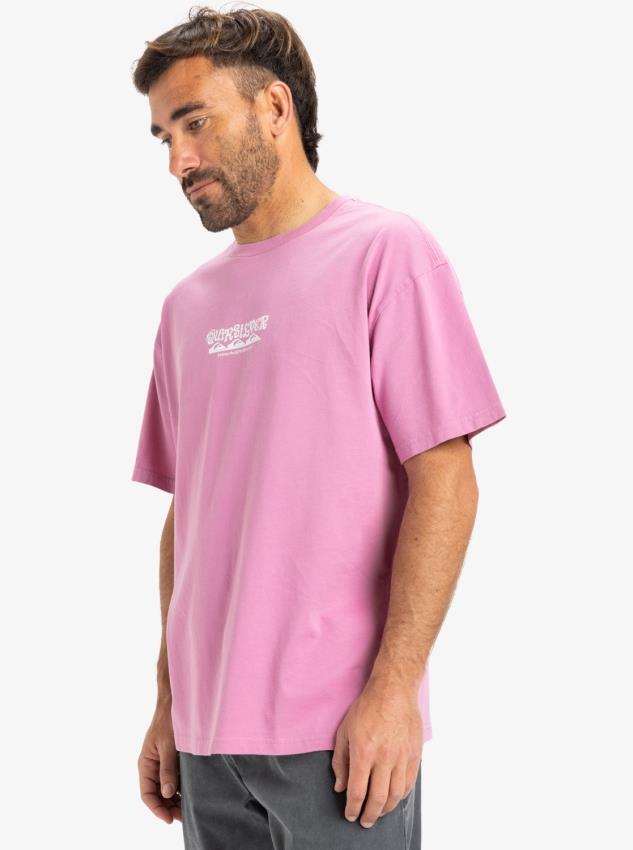 Quiksilver Tree Connection SS Erkek Kısa Kollu Tişört EQYZT08034 Pembe