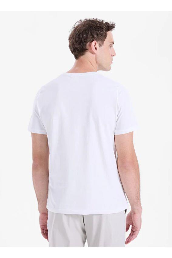 Reebok 6M New ID Reg ll Sl Tee Erkek Beyaz Tişört