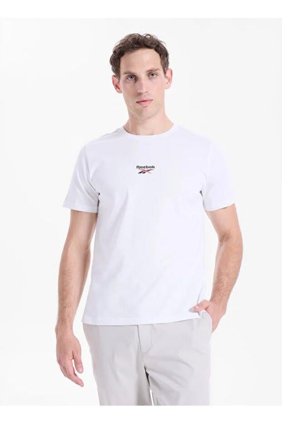 Reebok 6M New ID Reg ll Sl Tee Erkek Beyaz Tişört