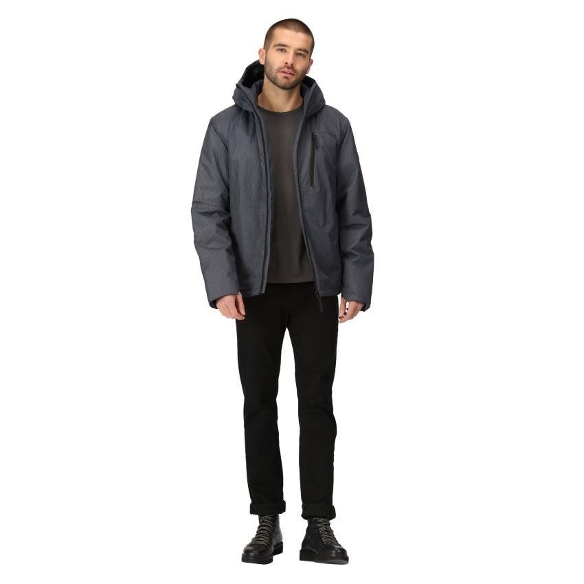 Regetta Harridge Waterproof Walking Jacket Erkek Mont Gri RMP366