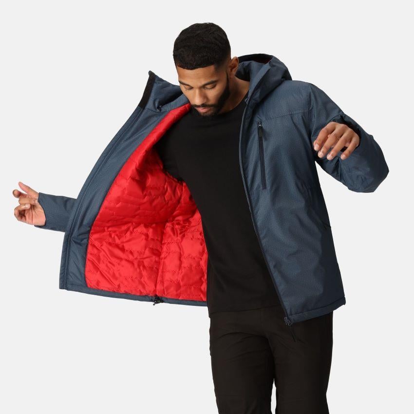 Regetta Harridge Waterproof Walking Jacket Erkek Mont Mavi RMP366