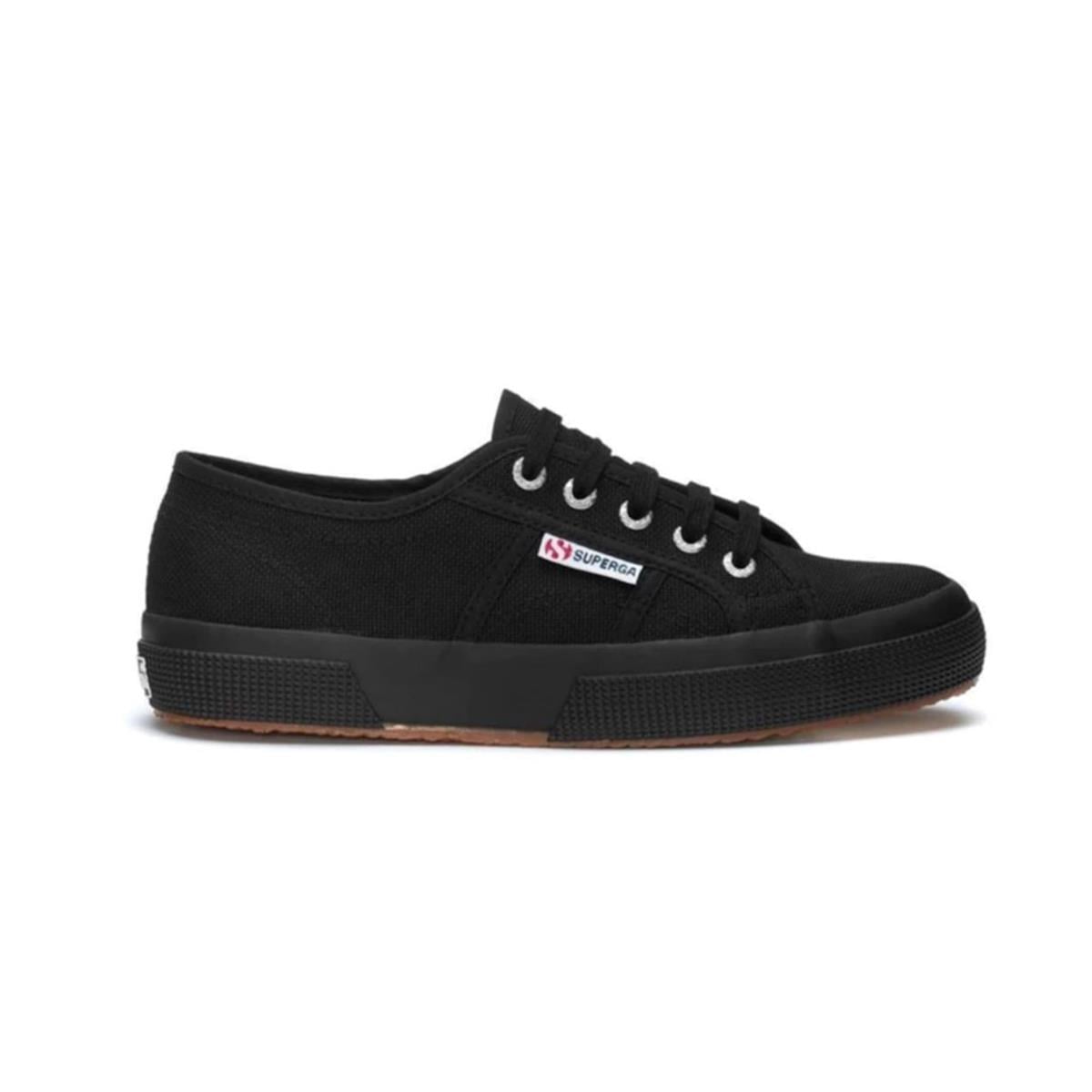 Superga 2750-Full Black Unisex Sneaker Ayakkabı