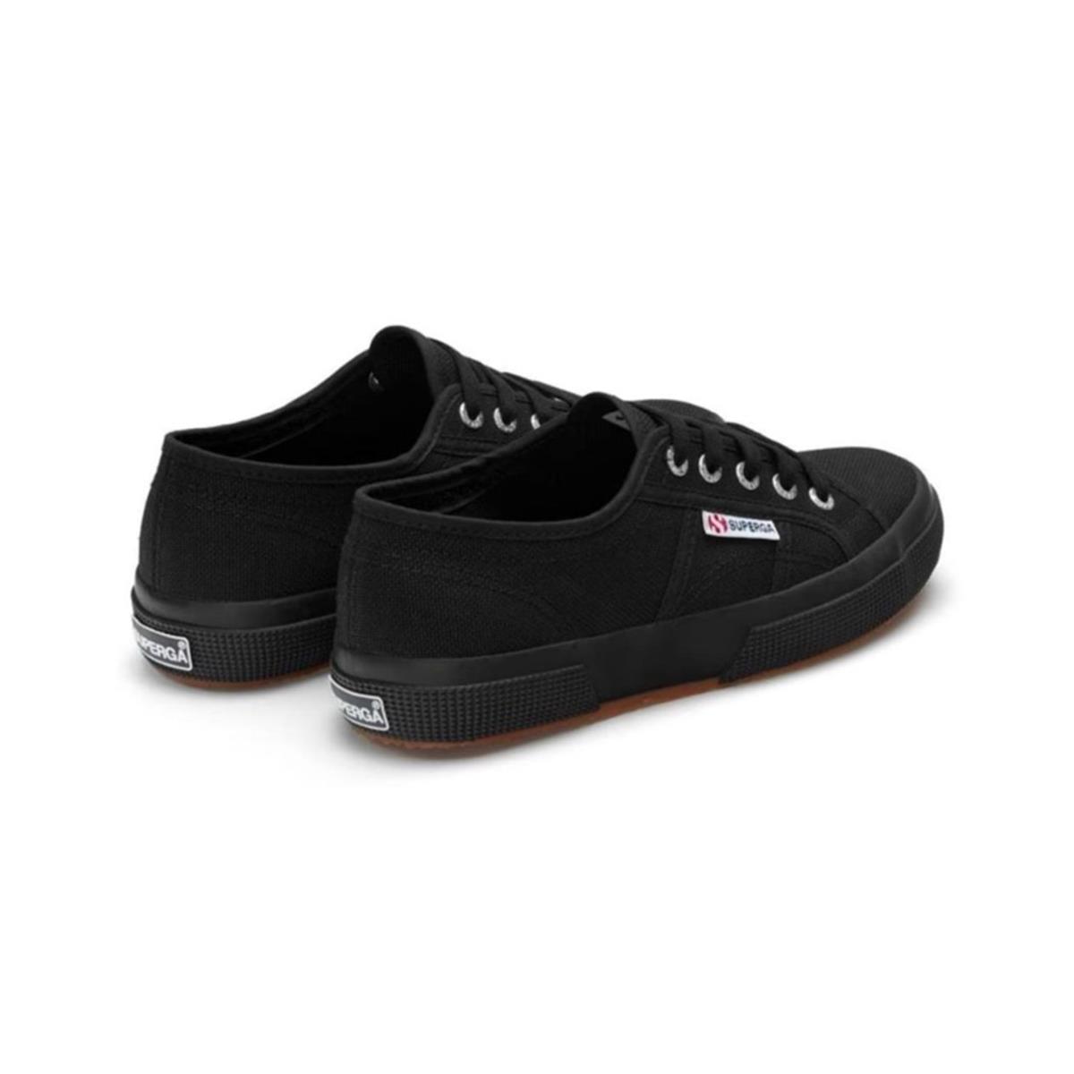 Superga 2750-Full Black Unisex Sneaker Ayakkabı
