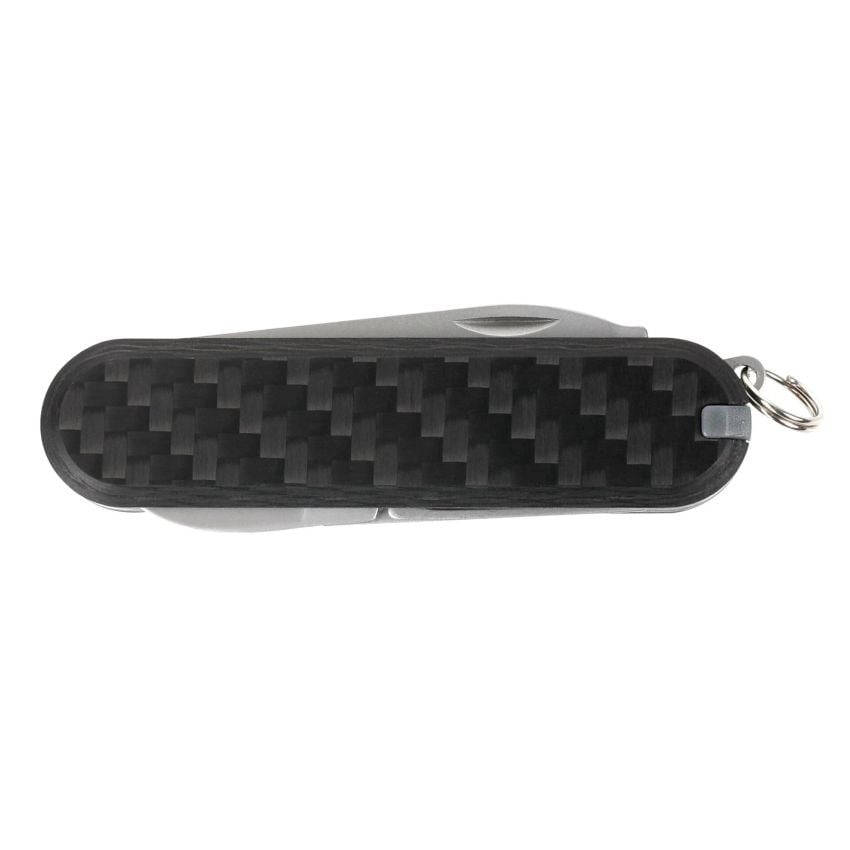 SwissTech 7-IN-1 multi tool-Carbon Fiber Handle Çok Amaçlı Anahtarlık ST029044
