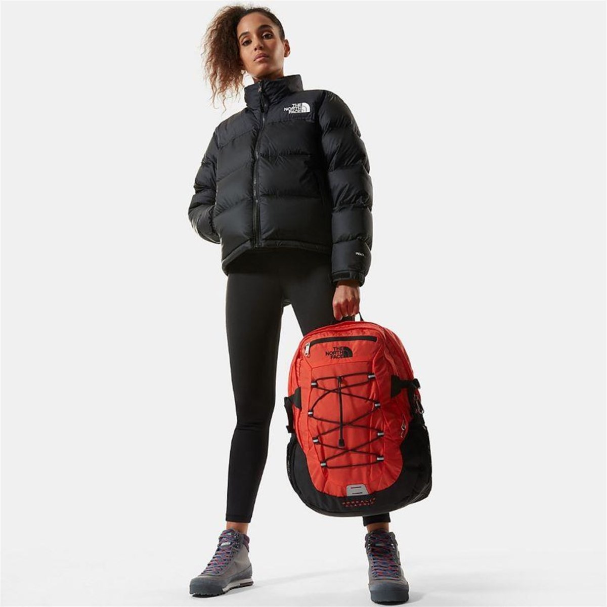 The North Face Borealis Classic Sırt Çantası Kırmızı/Siyah