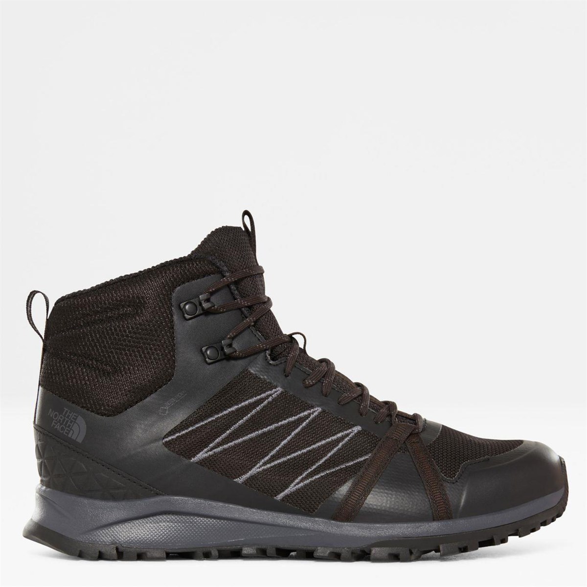 The North Face Litewave Fastpack II Mid Erkek Ayakkabı Siyah