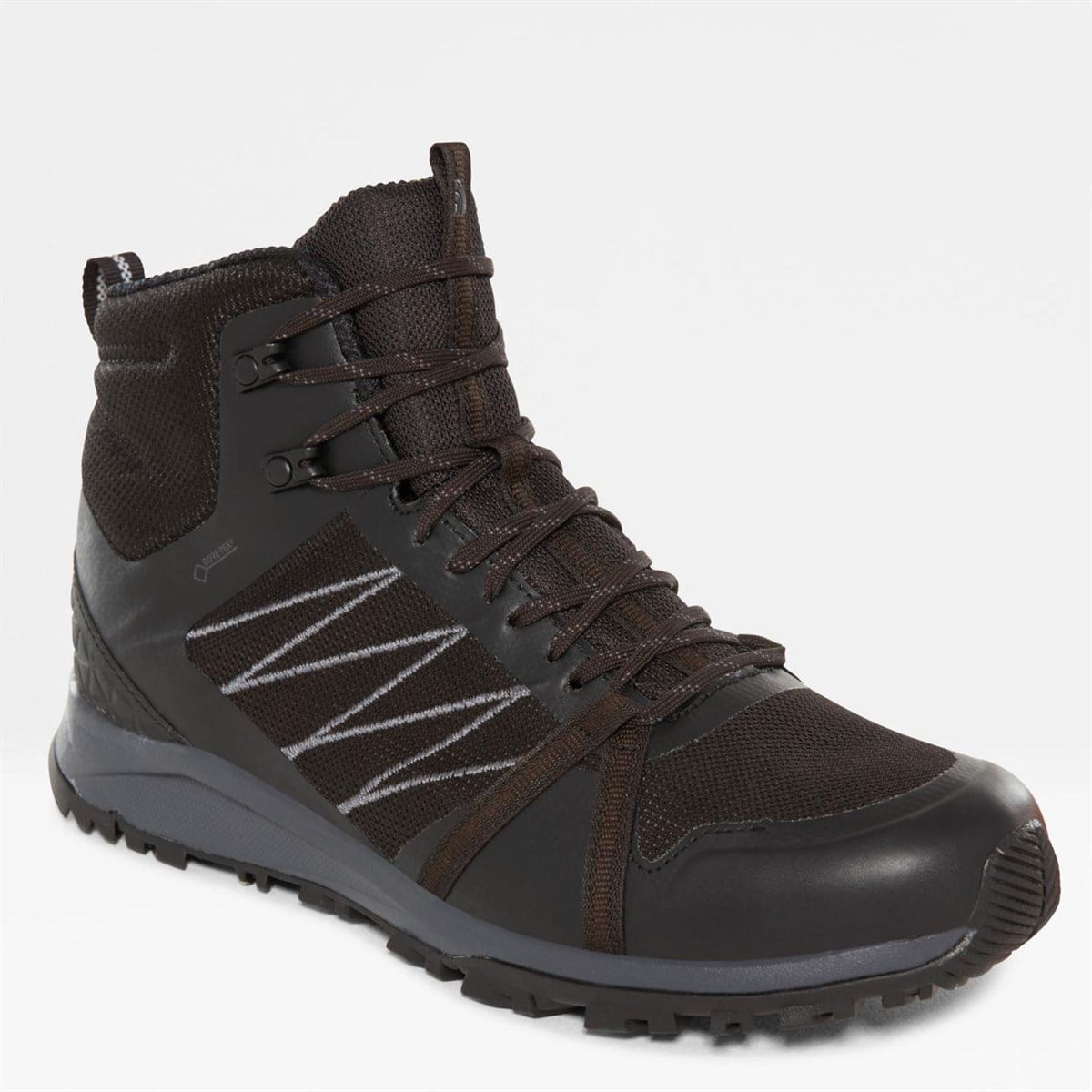 The North Face Litewave Fastpack II Mid Erkek Ayakkabı Siyah