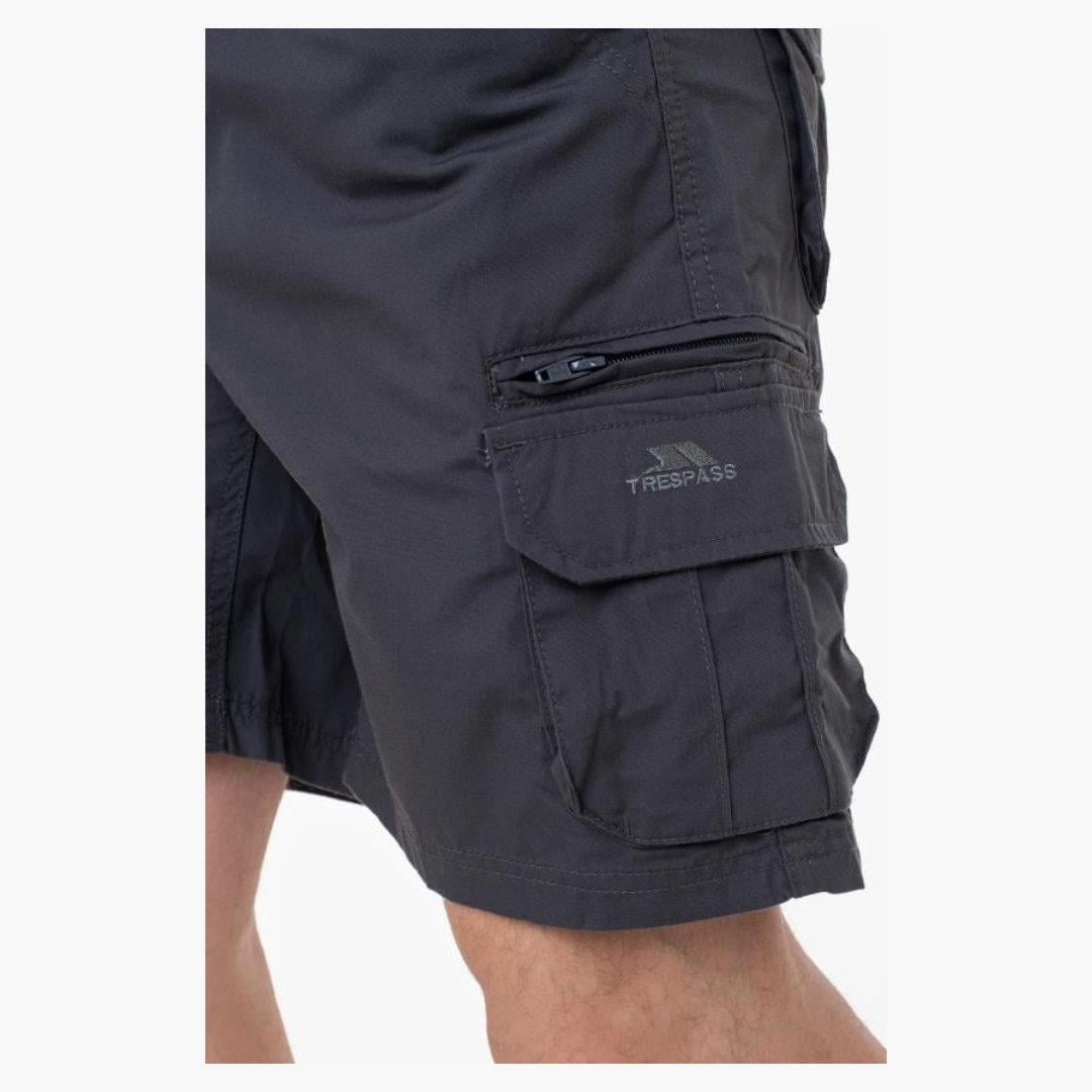 Trespass Mens Gally Cargo Shorts Erkek Kargo Şort MABTSHG10017 Gri