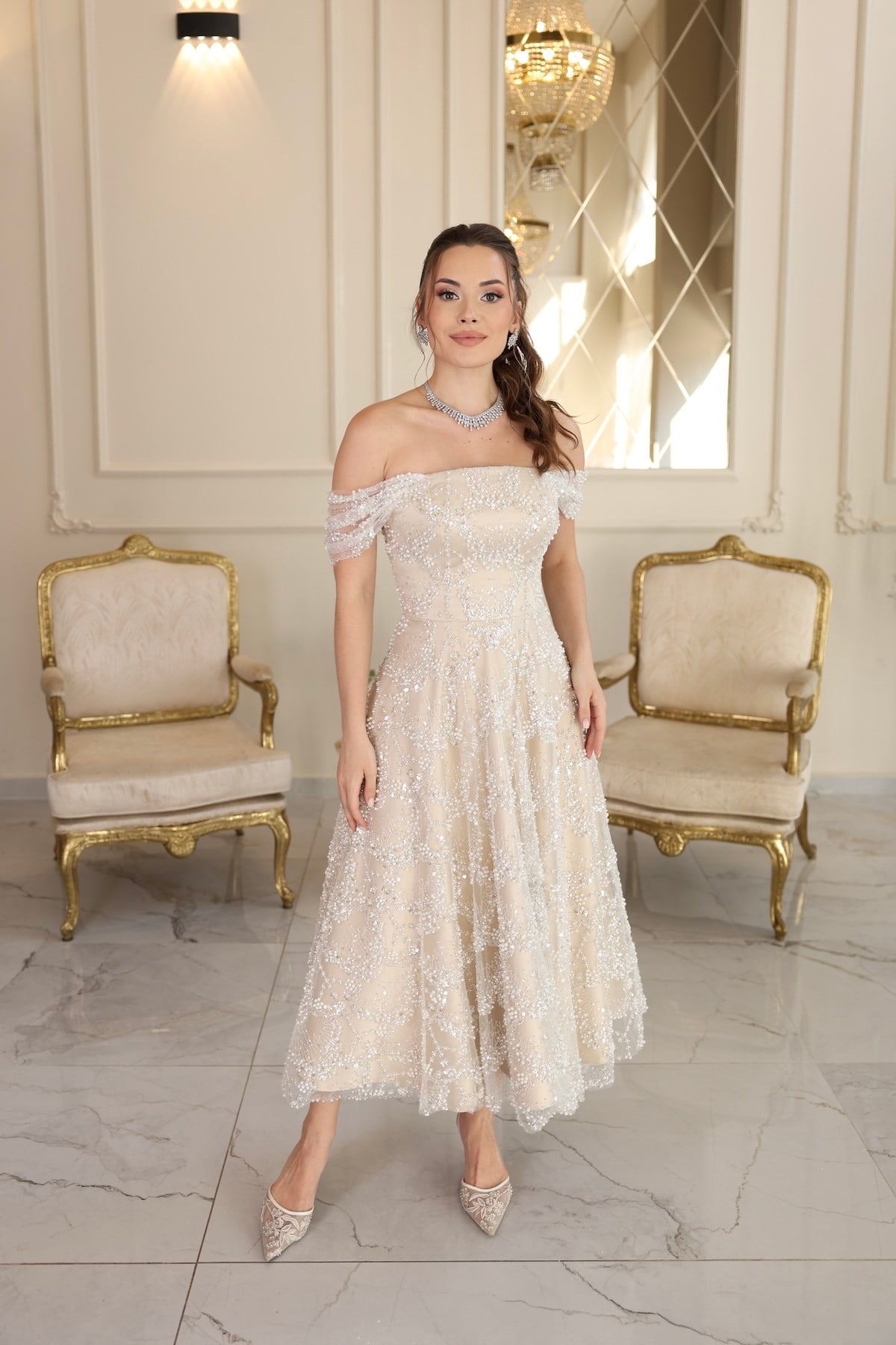TheElsa | Alisa Prenses Beyaz Dantel Nikah Nişan Söz ElbisesiBEYAZ DANTEL ELBİSELERAlisa Prenses Beyaz Dantel Nikah Nişan Söz Elbisesi