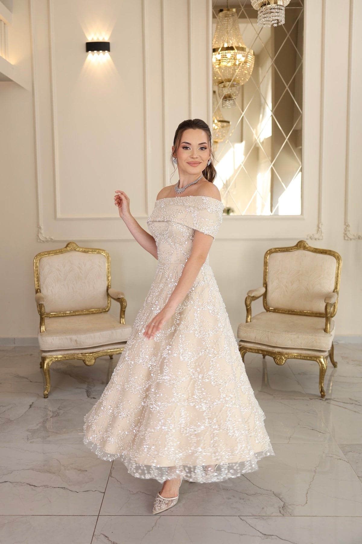 TheElsa | Alisa Prenses Beyaz Dantel Nikah Nişan Söz ElbisesiBEYAZ DANTEL ELBİSELERAlisa Prenses Beyaz Dantel Nikah Nişan Söz Elbisesi
