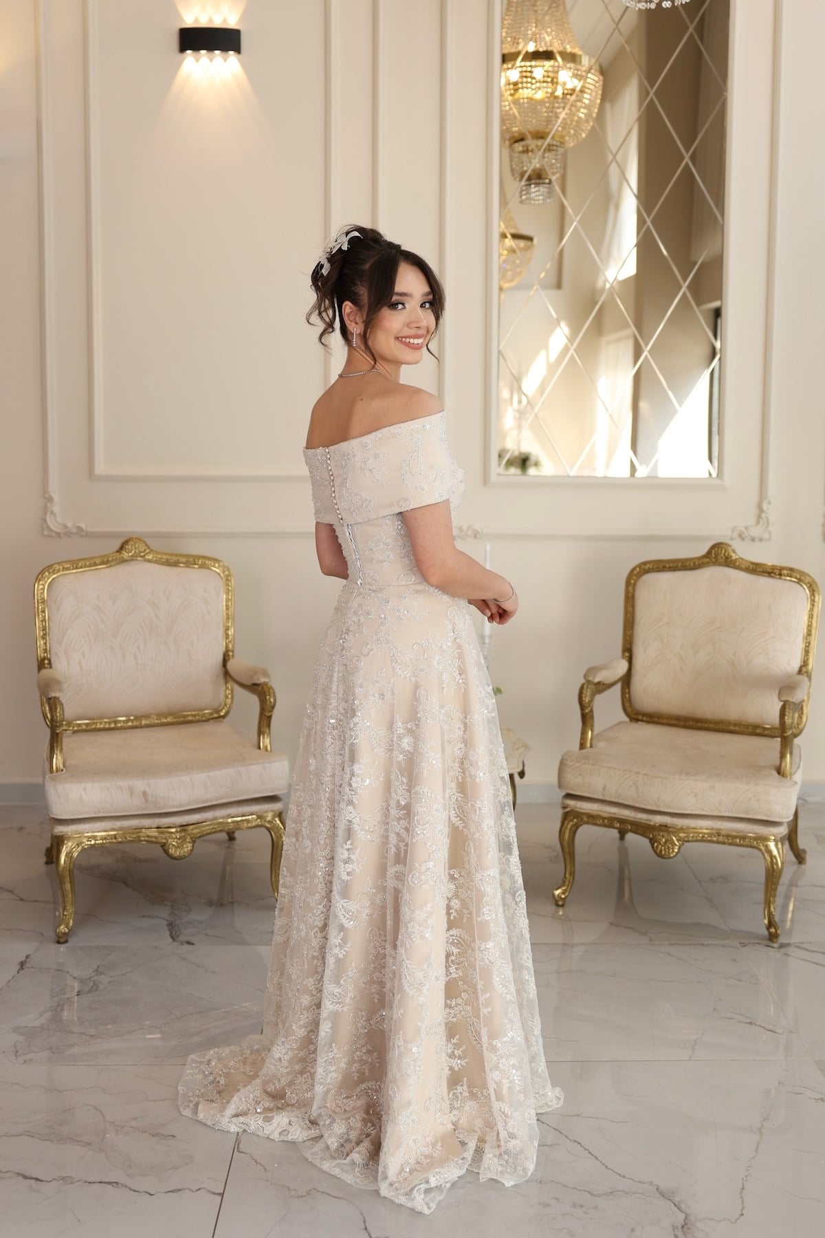TheElsa | Labella Prenses Beyaz Maxi Dantel Nikah Nişan Söz ElbisesiBEYAZ DANTEL ELBİSELERLabella Prenses Beyaz Maxi Dantel Nikah Nişan Söz Elbisesi
