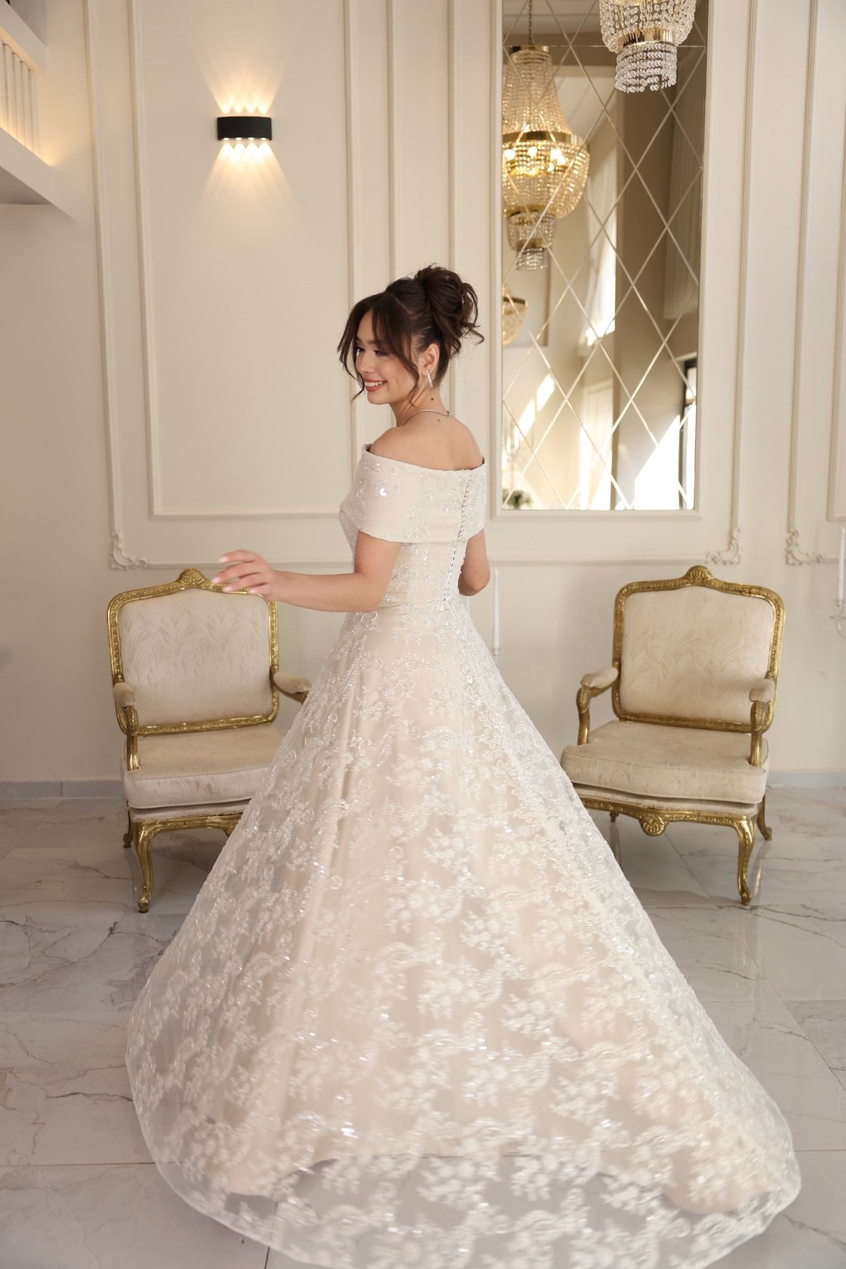 TheElsa | Labella Prenses Beyaz Maxi Dantel Nikah Nişan Söz ElbisesiBEYAZ DANTEL ELBİSELERLabella Prenses Beyaz Maxi Dantel Nikah Nişan Söz Elbisesi