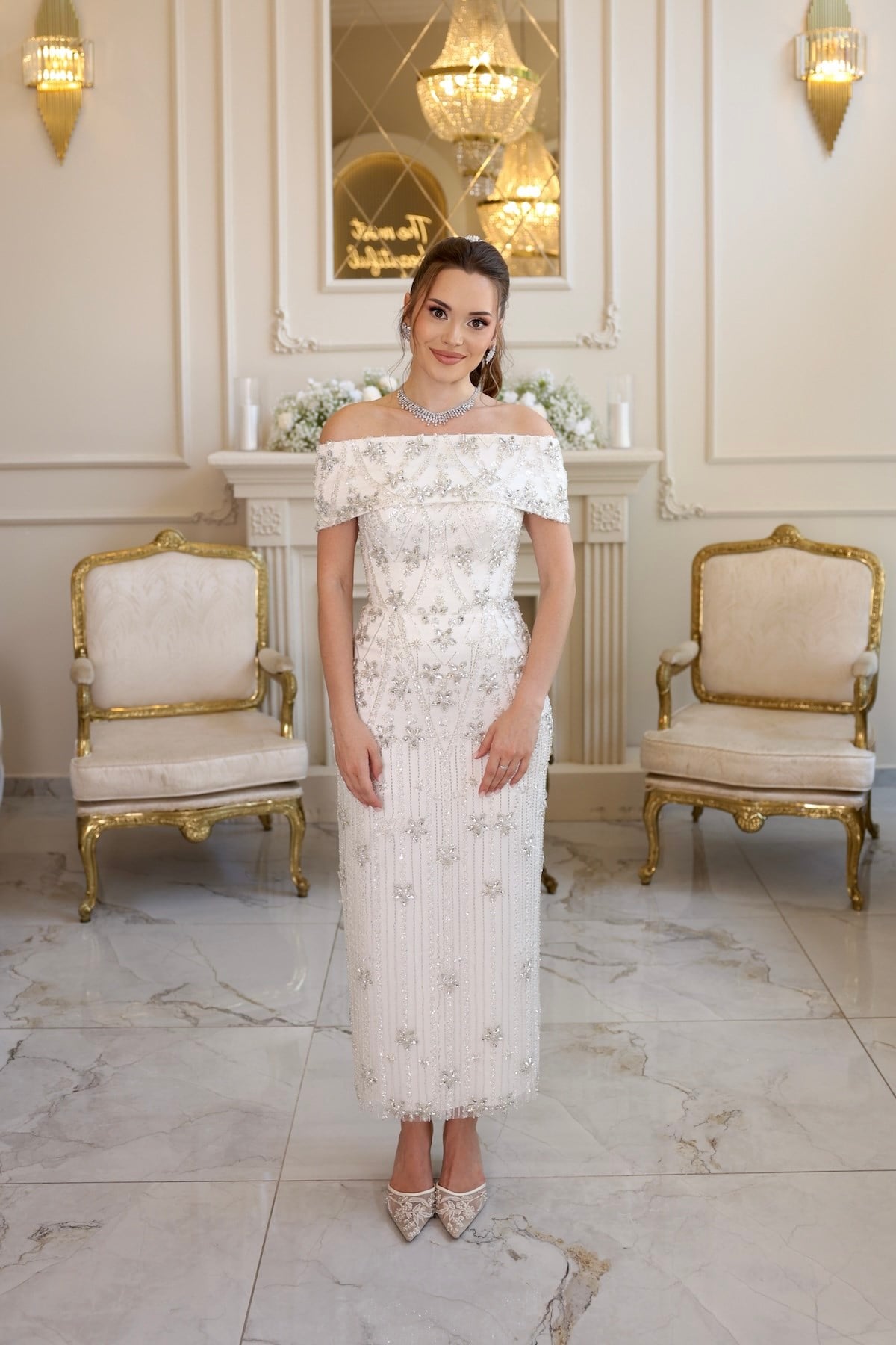 TheElsa | Laura Kalem Beyaz Dantel Nikah Nişan Söz ElbisesiBEYAZ DANTEL ELBİSELERLaura Kalem Beyaz Dantel Nikah Nişan Söz Elbisesi