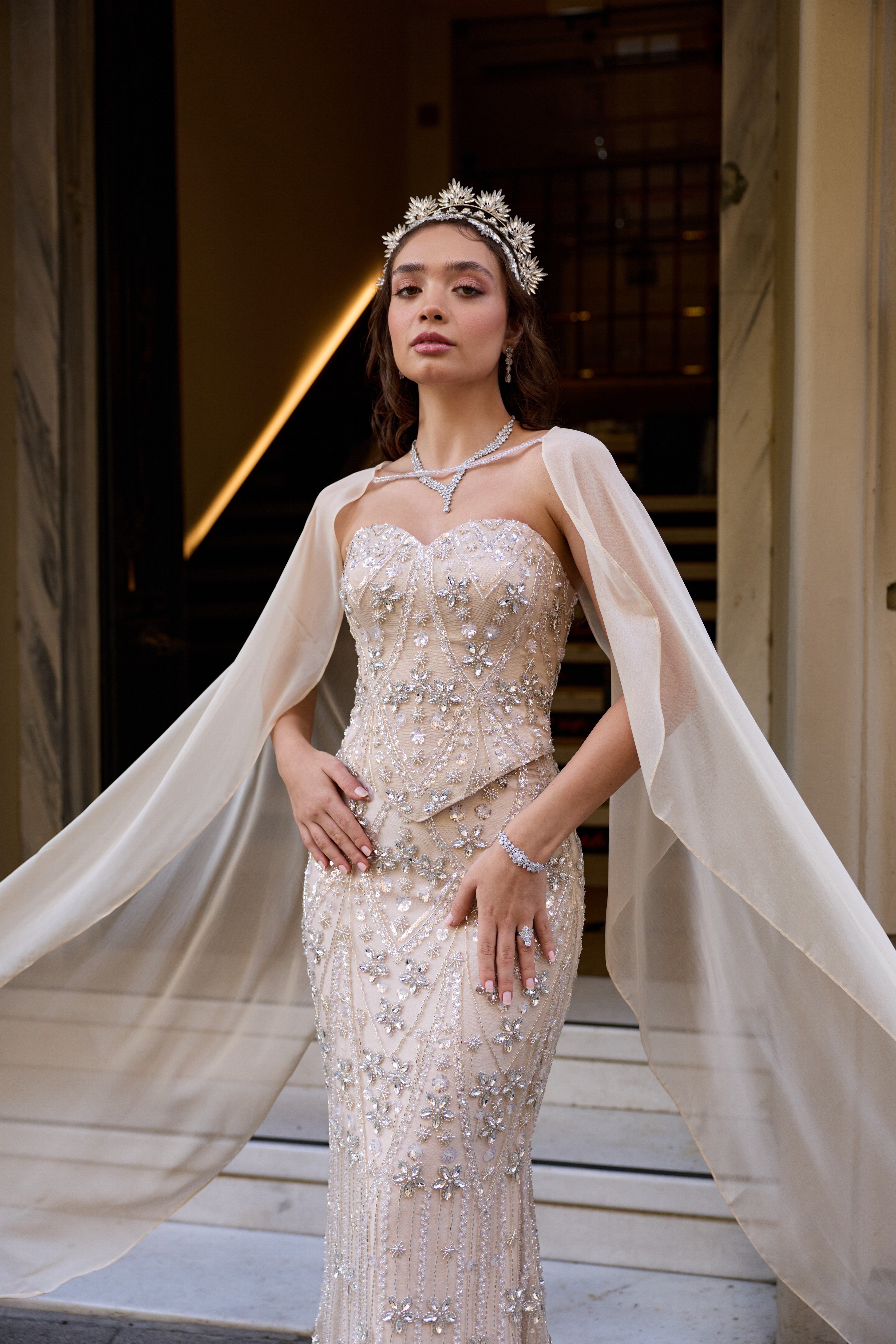 TheElsa | Laura Kalp Yaka Bej Dantel Balık Şifon Şal Korse Etek Nikah Nişan Söz ElbisesiÖZEL ÜRETİM TASARIM ELBİSELERLaura Kalp Yaka Bej Dantel Balık Şifon Şal Korse Etek Nikah Nişan Söz Elbisesi
