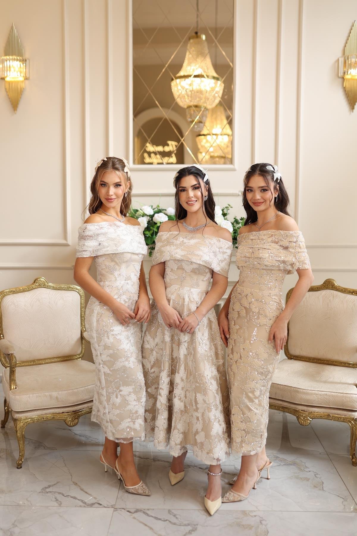 TheElsa | PRENSES ARES BEYAZBEYAZ DANTEL ELBİSELERPrenses Ares Beyaz Çiçekli Özel Tasarım Dantel Nişan Nikah Elbise