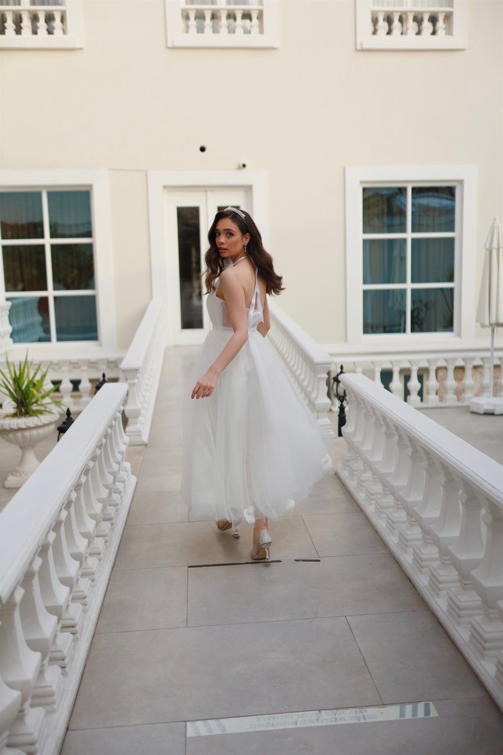 TheElsa | GİYİM | TAKI | Rose Beyaz Özel Tasarım Tül Abiye Nikah ElbisesiELBİSERose Beyaz Özel Tasarım Tül Abiye Nikah Elbisesi
