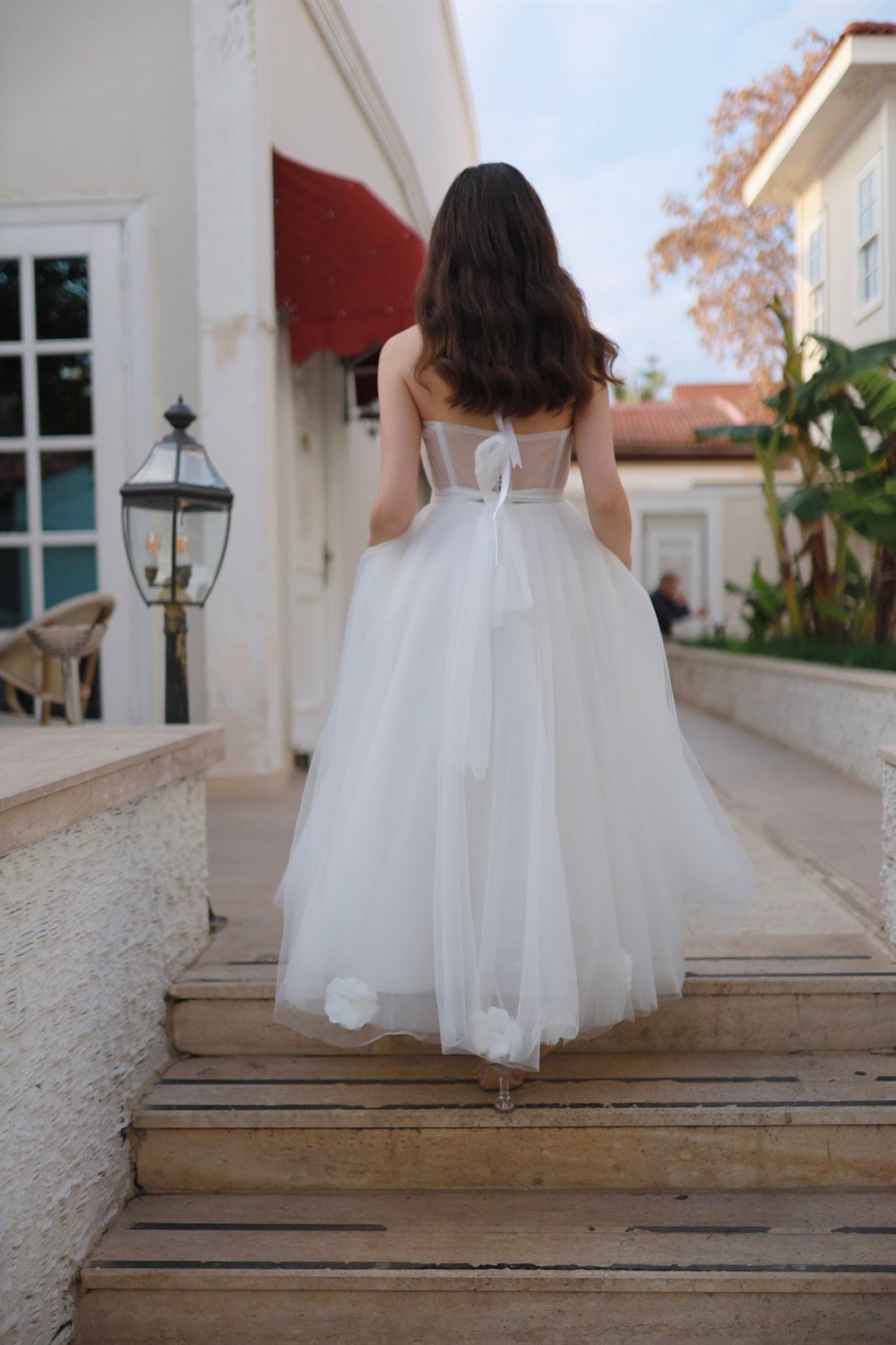 TheElsa | GİYİM | TAKI | Rose Beyaz Özel Tasarım Tül Abiye Nikah ElbisesiELBİSERose Beyaz Özel Tasarım Tül Abiye Nikah Elbisesi