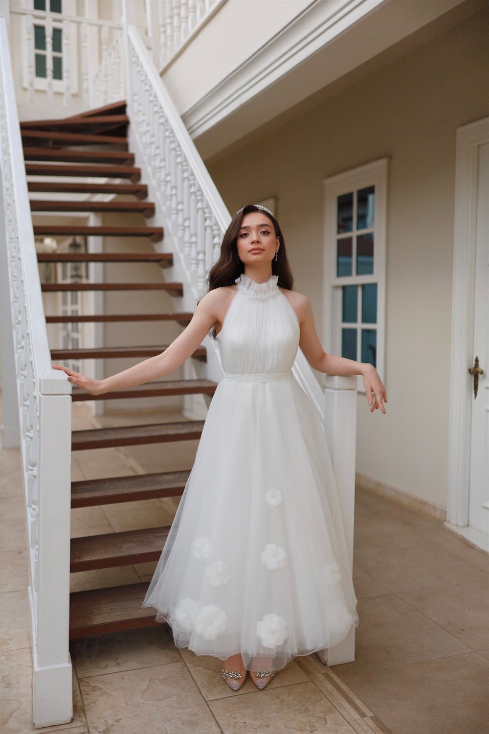 TheElsa | GİYİM | TAKI | Rose Beyaz Özel Tasarım Tül Abiye Nikah ElbisesiELBİSERose Beyaz Özel Tasarım Tül Abiye Nikah Elbisesi
