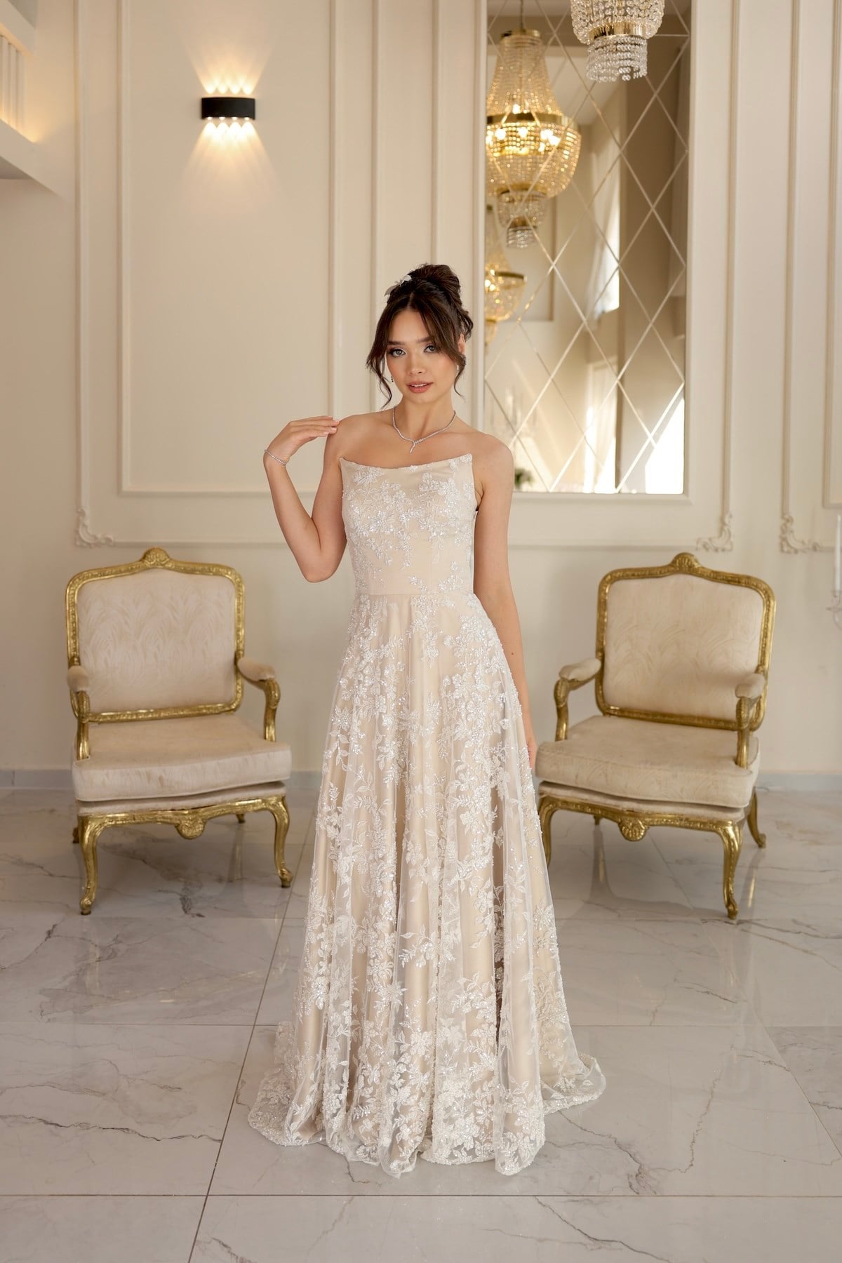 TheElsa | Sorella Prenses Beyaz Maxi Dantel Özel Tasarım Abiye ElbiseBEYAZ DANTEL ELBİSELERSorella Prenses Beyaz Maxi Dantel Özel Tasarım Abiye Elbise