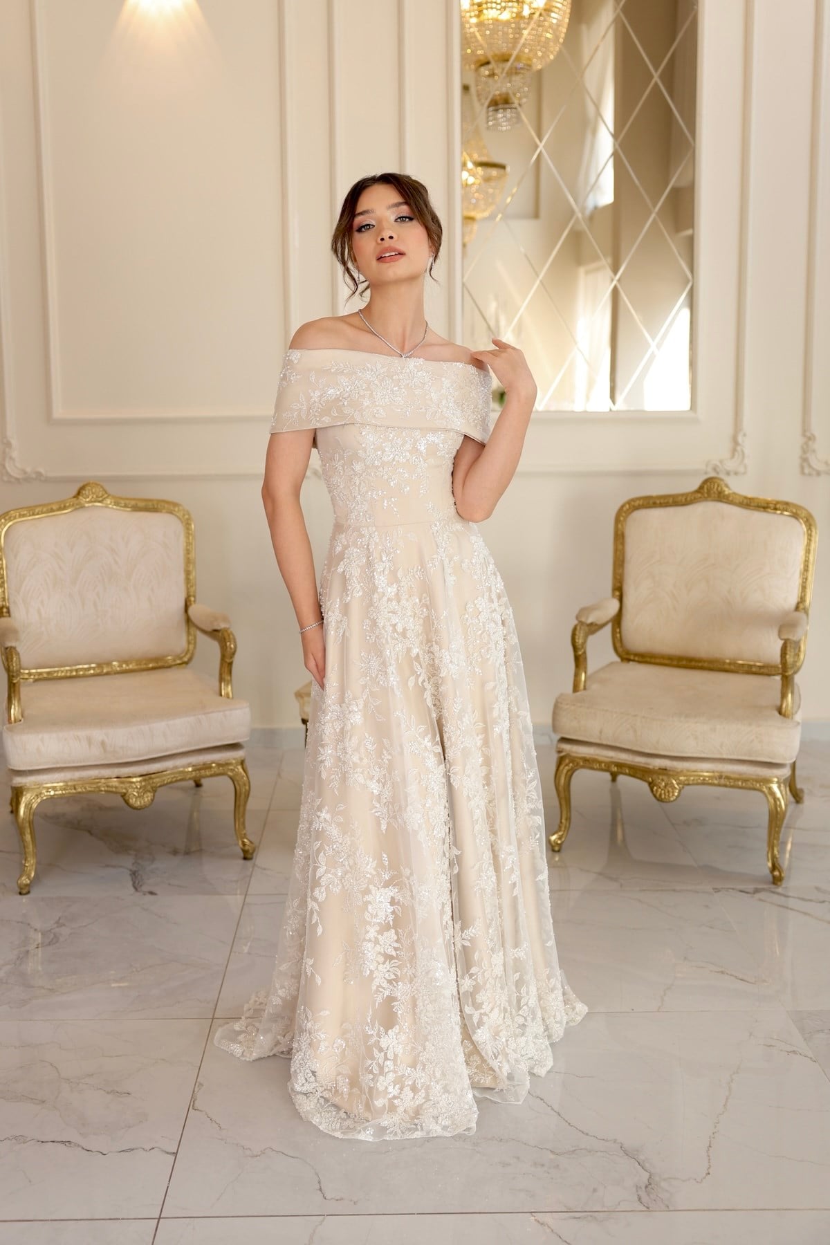 TheElsa | Sorella Prenses Beyaz Maxi Dantel Özel Tasarım Abiye ElbiseBEYAZ DANTEL ELBİSELERSorella Prenses Beyaz Maxi Dantel Özel Tasarım Abiye Elbise