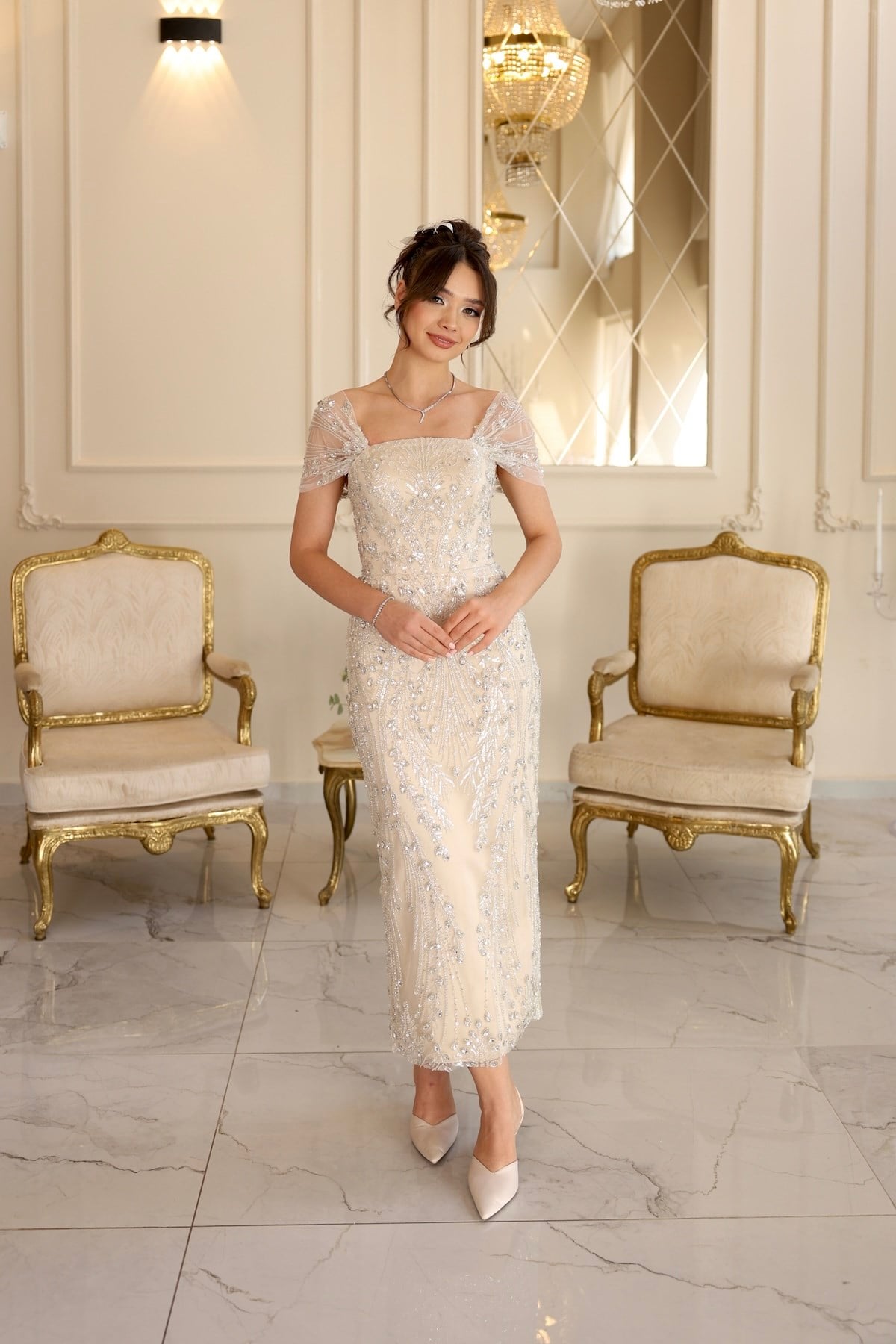 TheElsa | Zena Kalem Beyaz Dantel Nikah Nişan Söz ElbisesiBEYAZ DANTEL ELBİSELERZena Kalem Beyaz Dantel Nikah Nişan Söz Elbisesi