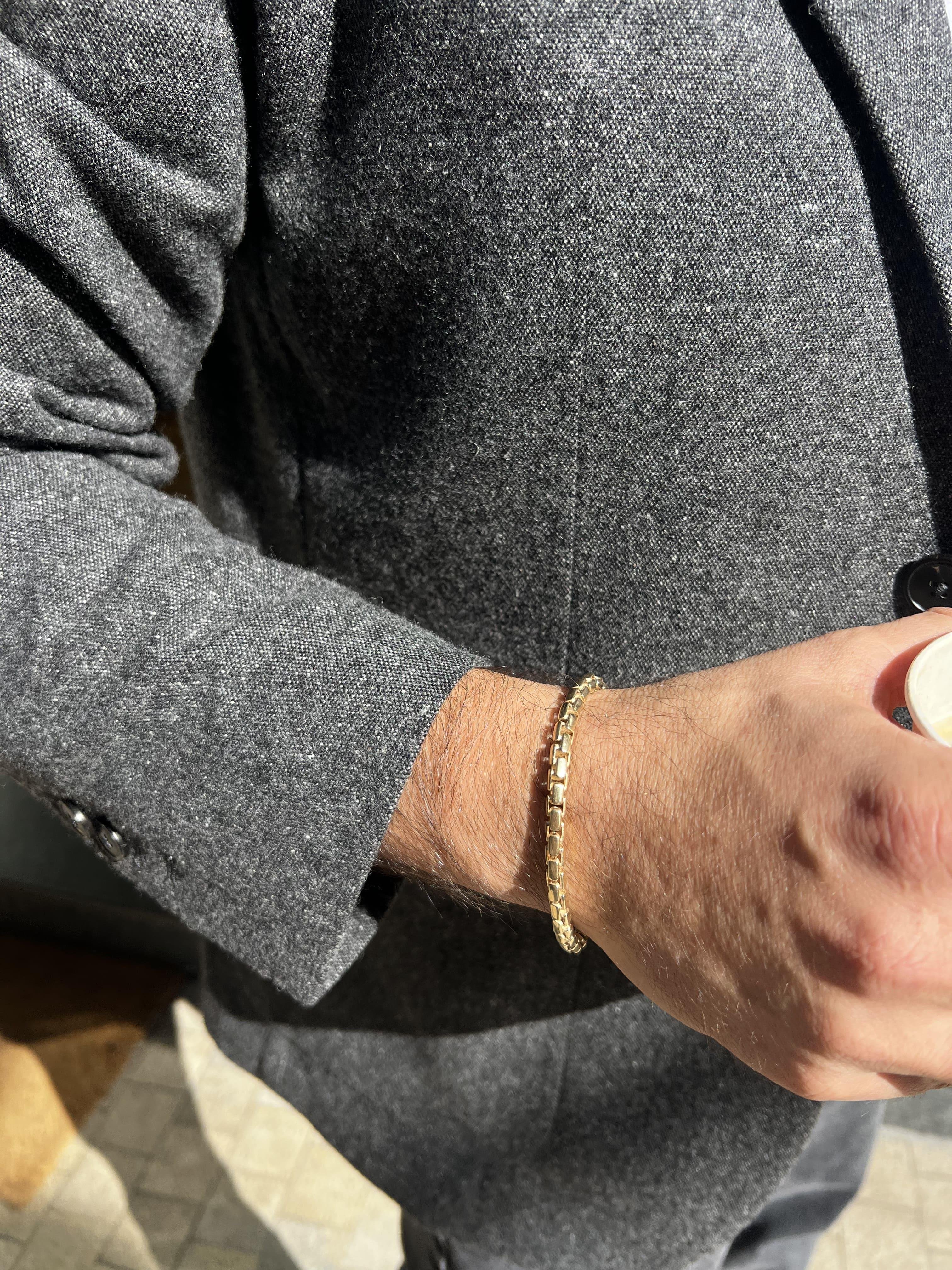  14 Ayar Altın Cetaş Erkek Bileklik