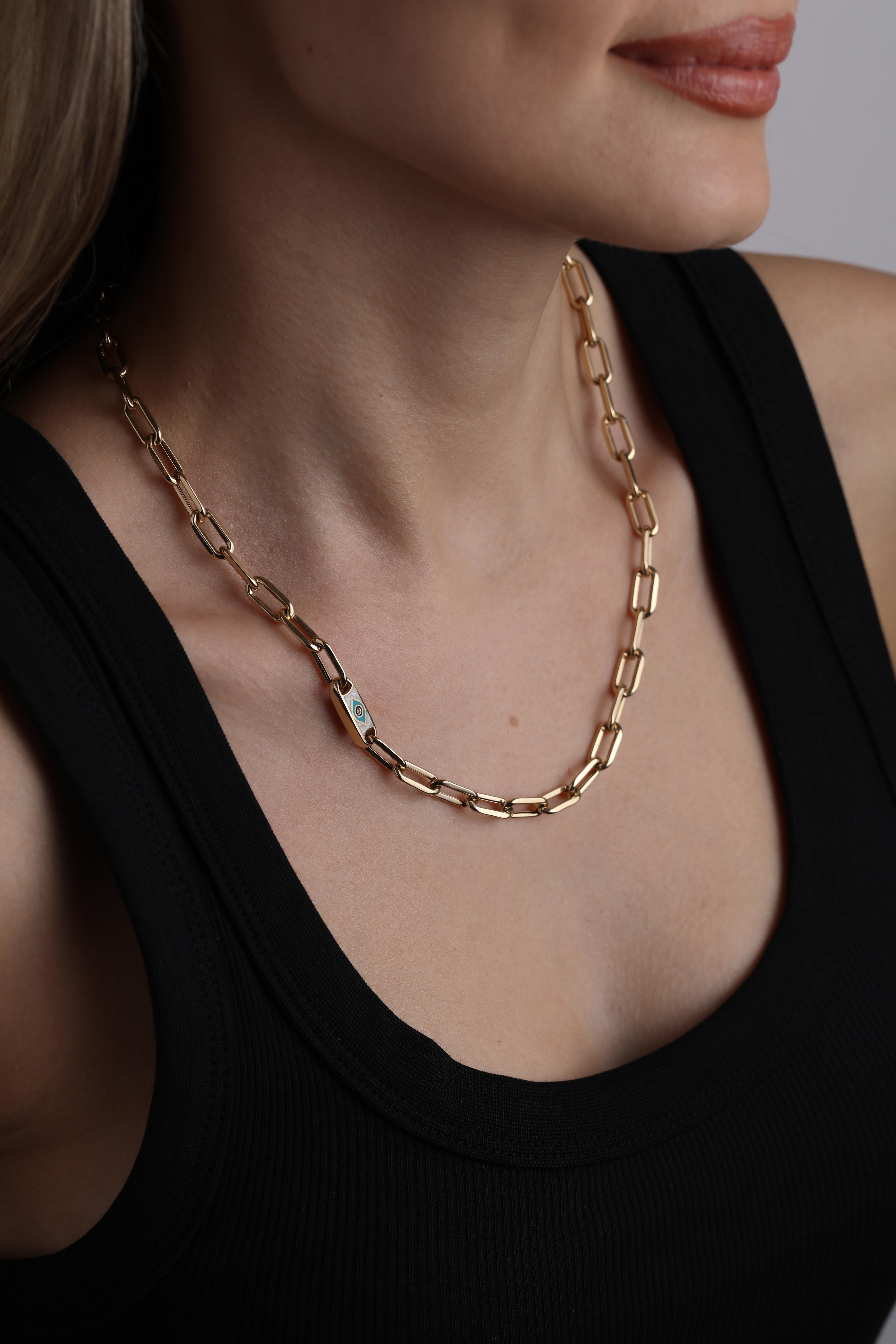  14 Ayar Altın Cetaş Fortuna Kolye