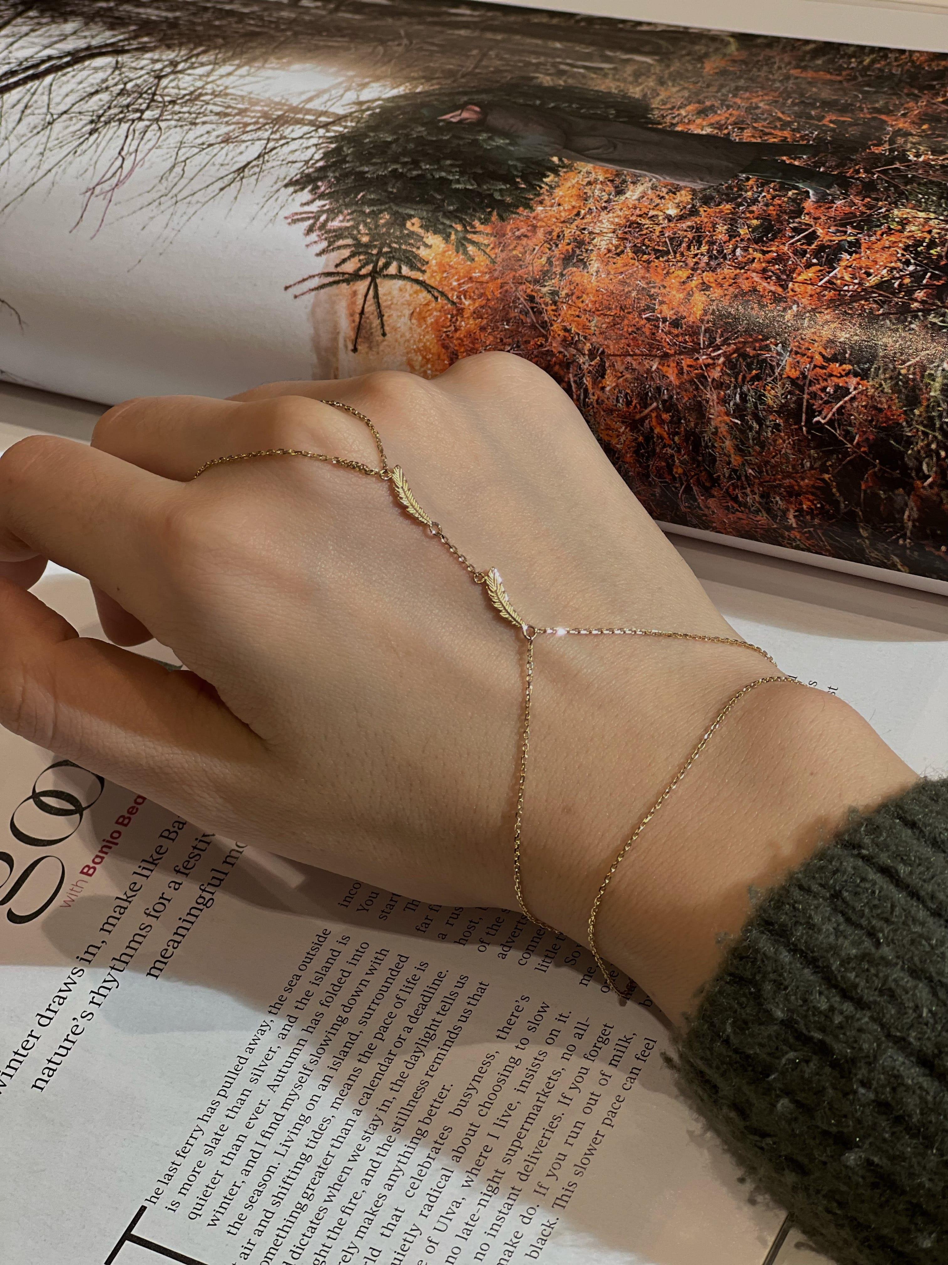  14 Ayar Altın Tüy Detay Şahmeran