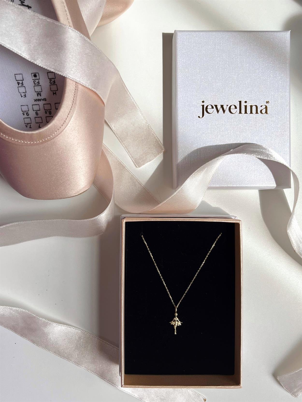 Sallantı İnci Kolye | Jewelina Balerin Kolye