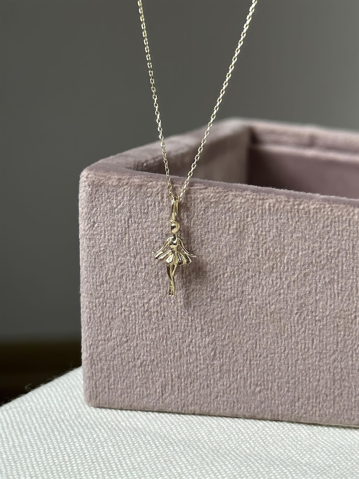 Sallantı İnci Kolye | Jewelina Balerin Kolye