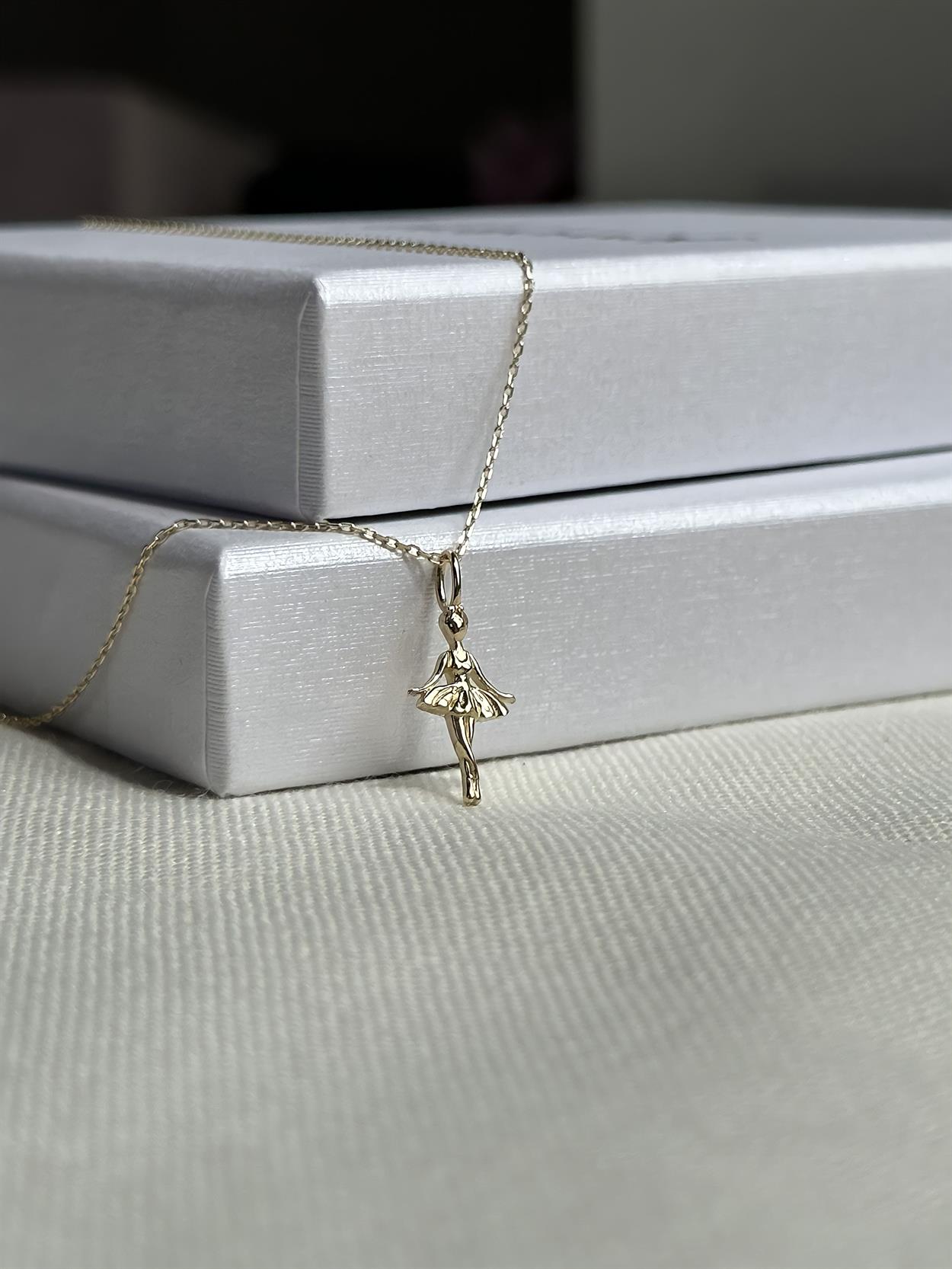 Sallantı İnci Kolye | Jewelina Balerin Kolye