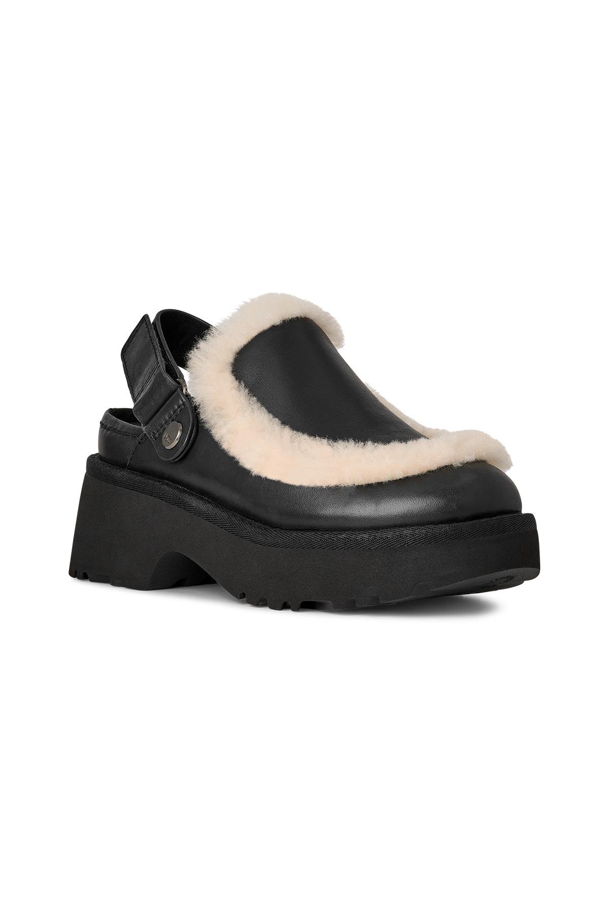 W ESMEE LEATHER CLOG BLACK (SIYAH)