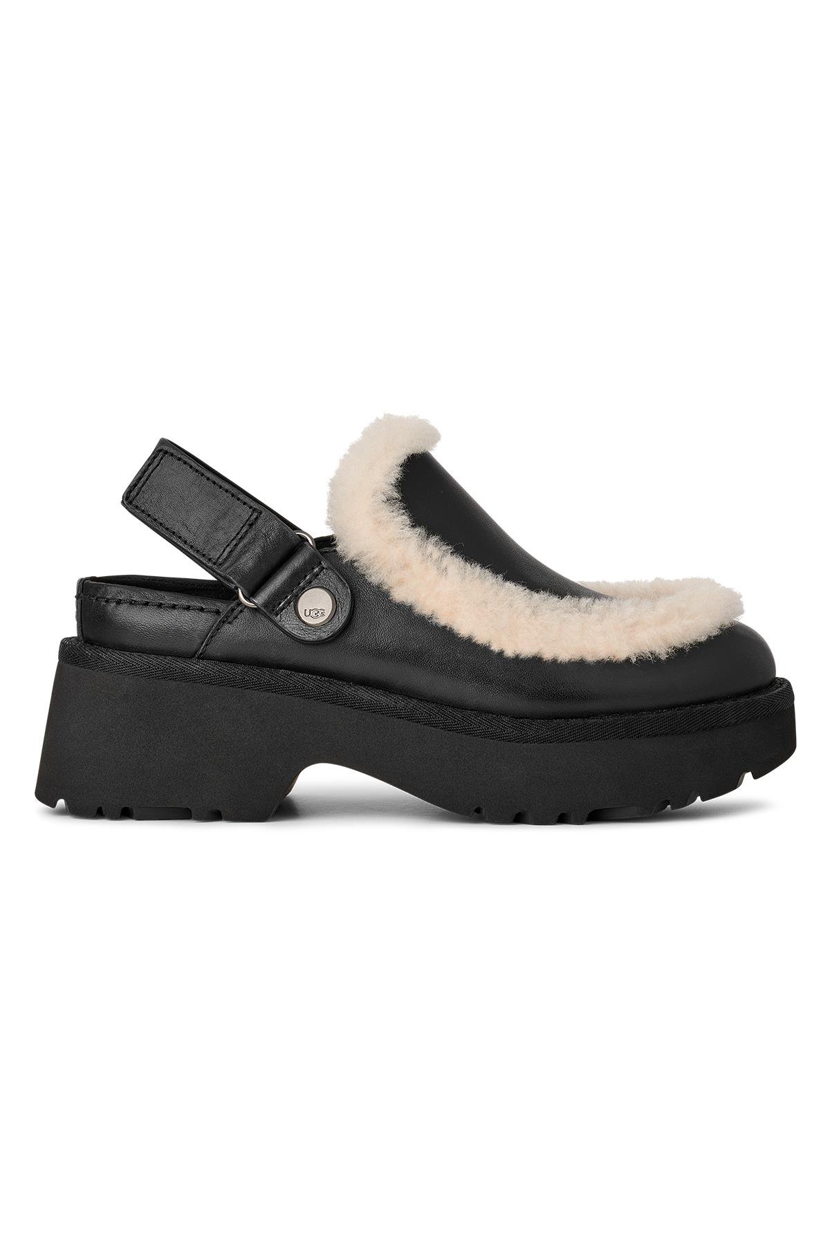 W ESMEE LEATHER CLOG BLACK (SIYAH)