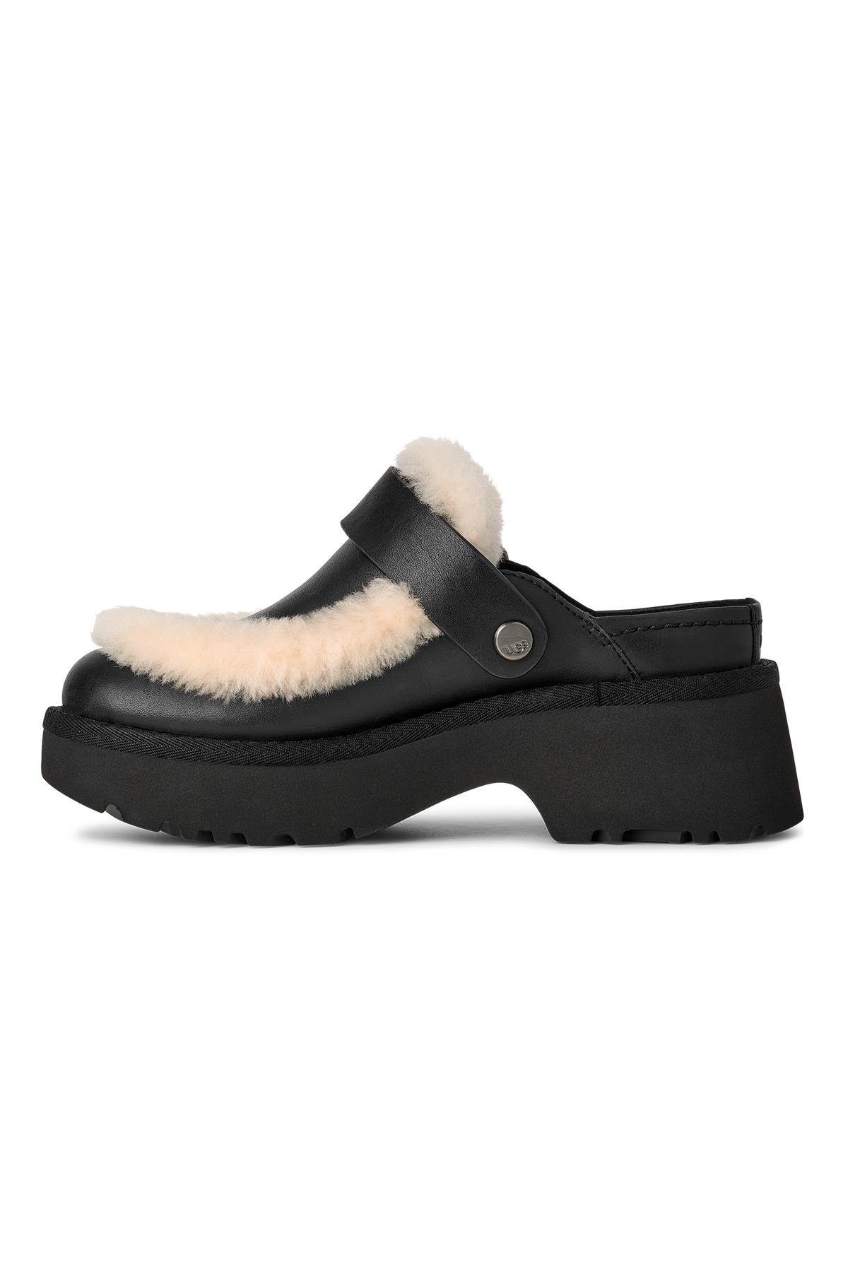 W ESMEE LEATHER CLOG BLACK (SIYAH)