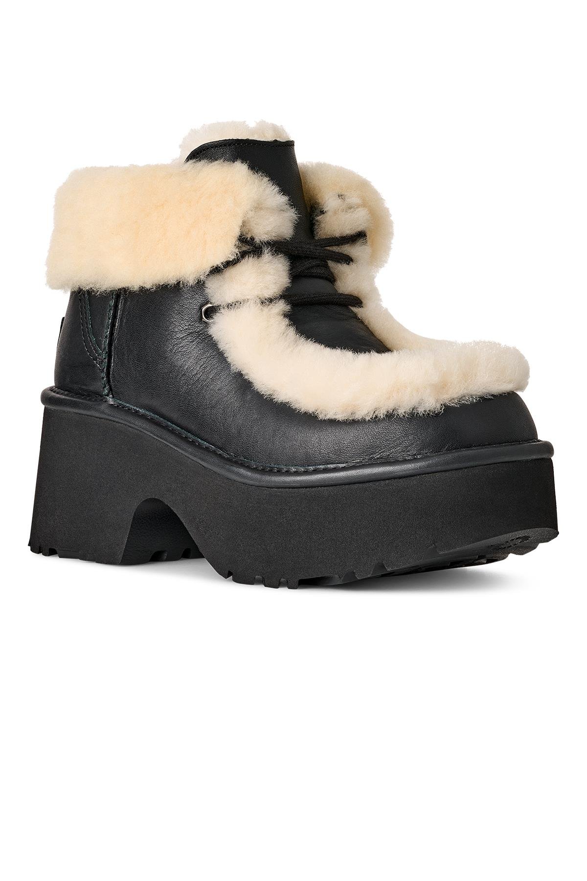 W ESMEE LEATHER LACE UP BLACK (SIYAH) 1176110